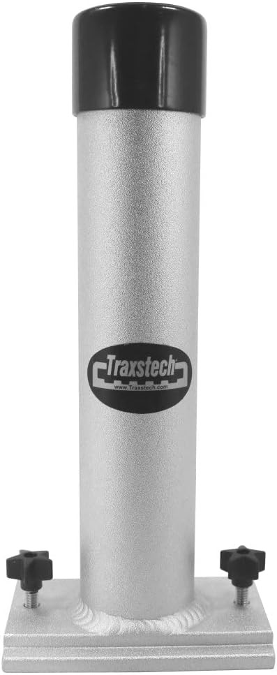 Rod/Net Holder – Fixed, 10.5″ Height, Anodized Aluminum, 0.5″ Base, No Brite