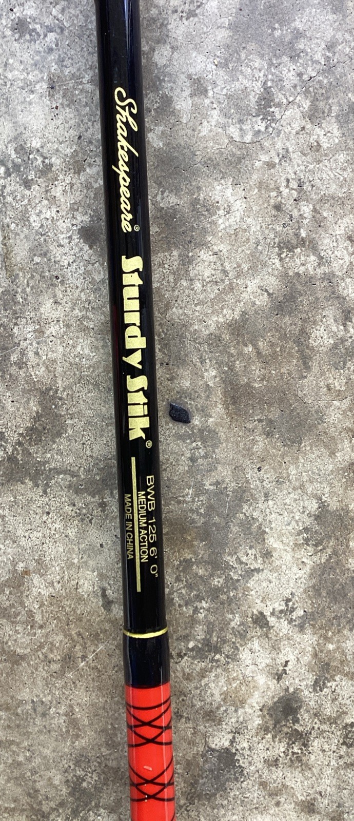 Shakespeare Sturdy Stik BWS 125 6′ Medium 1-Piece Jigging Trolling Rod 15-30lb