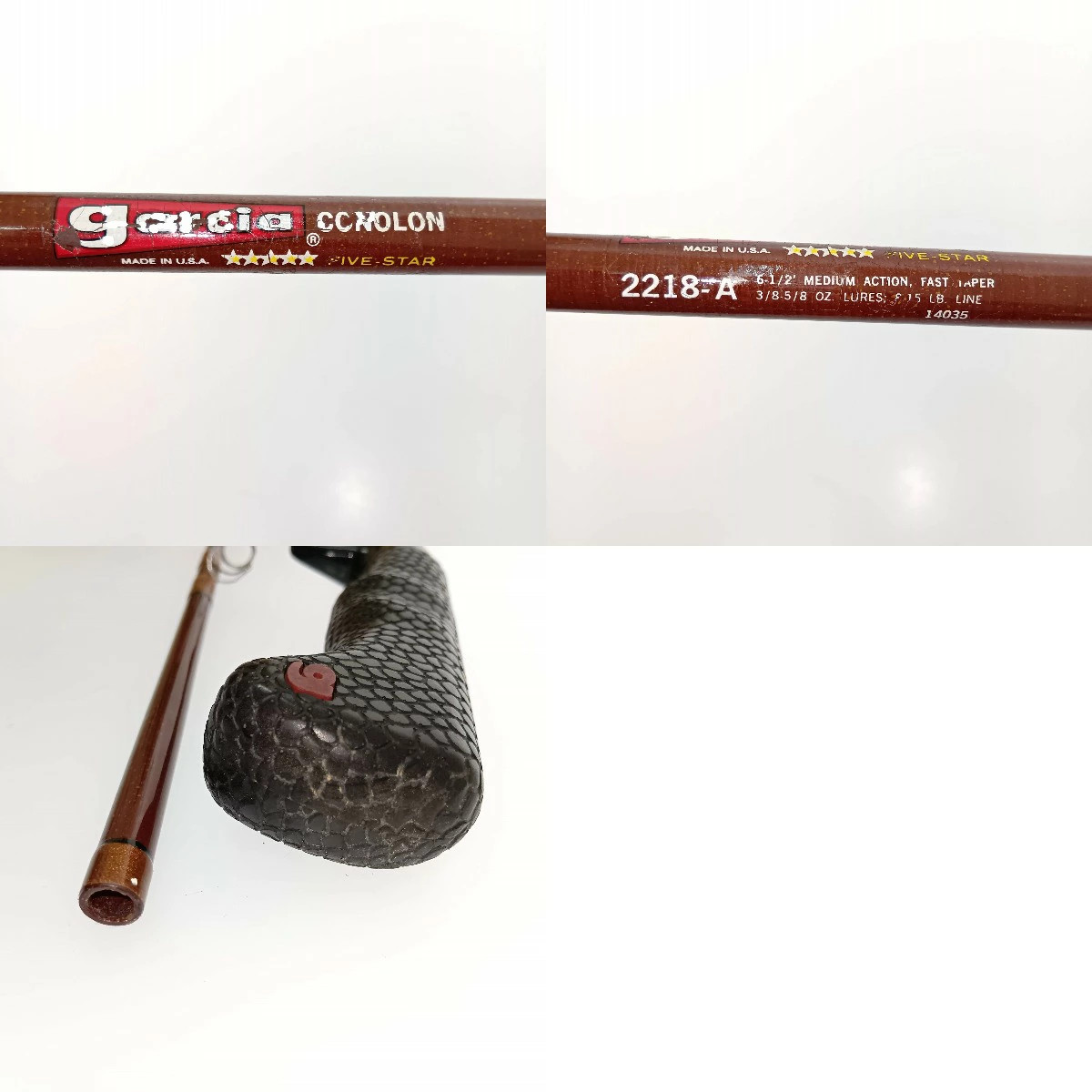 Garcia Conolon Five Star 2218-A Fishing Rod C-Rank Old, 13ft (157in)