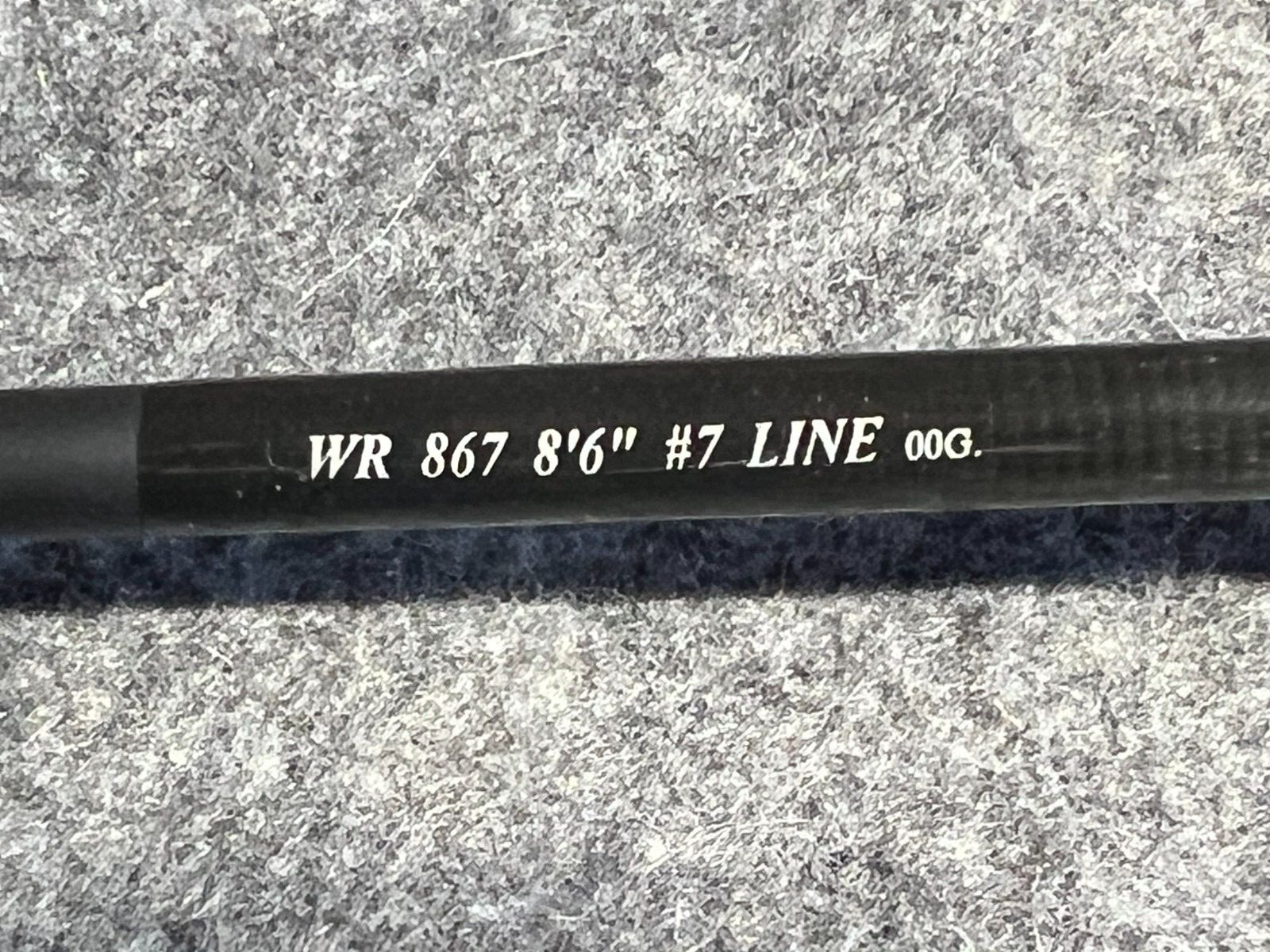 White River Classic WR867 Fly Fishing Rod with Sock and Tube