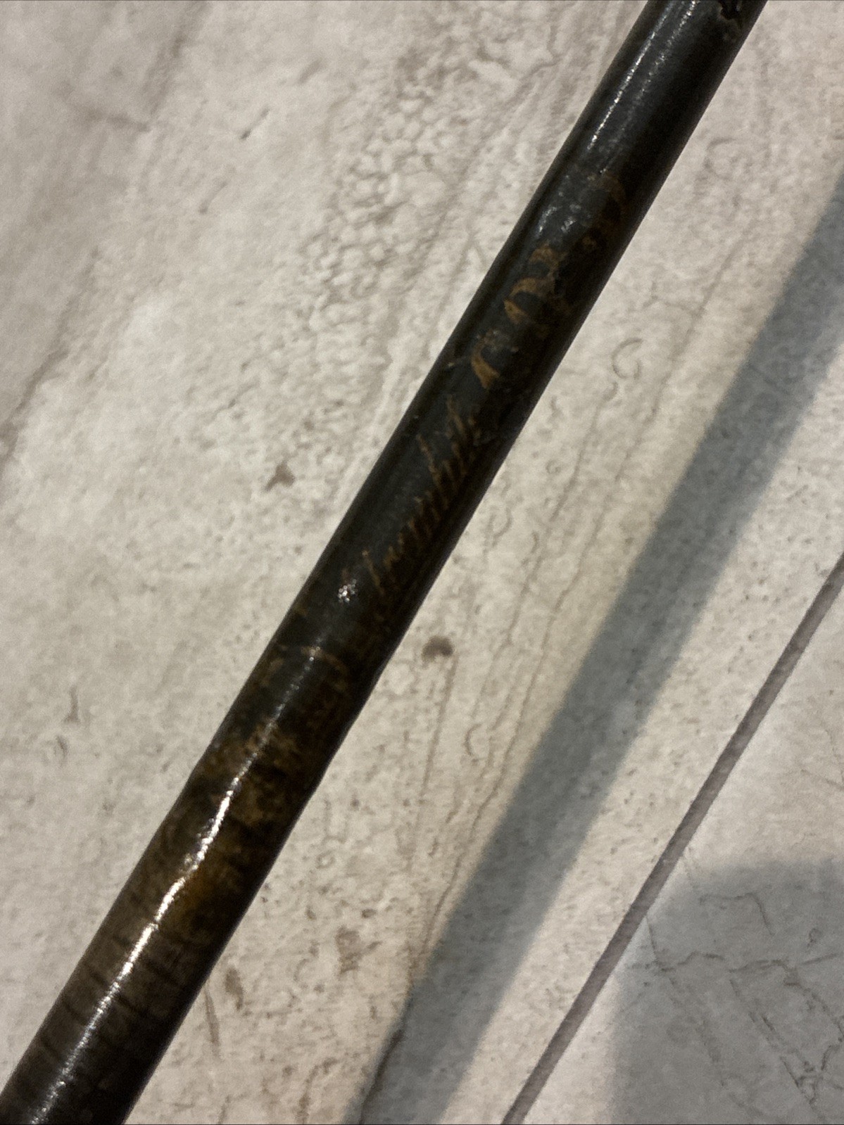 Vintage Early Bass Pro Shops Graphite Gold Casting Fishing Rod 5’-6” Used Cond