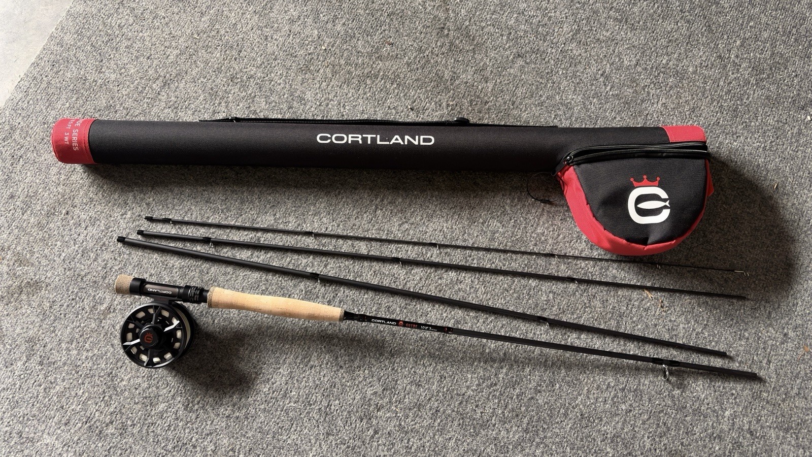Courtland Guide Series Euro Fly Fishing Rod Outfit 10’6
