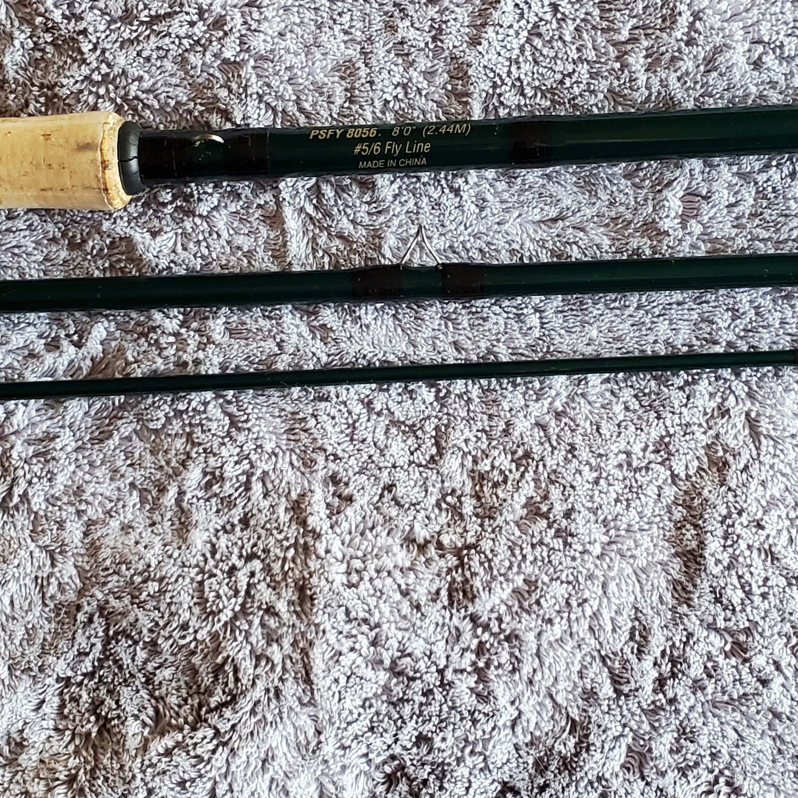 Pflueger 3 Piece 8′ Fly Rod PSFY 8056 5/6 Weight with Shakespeare 1094 Reel