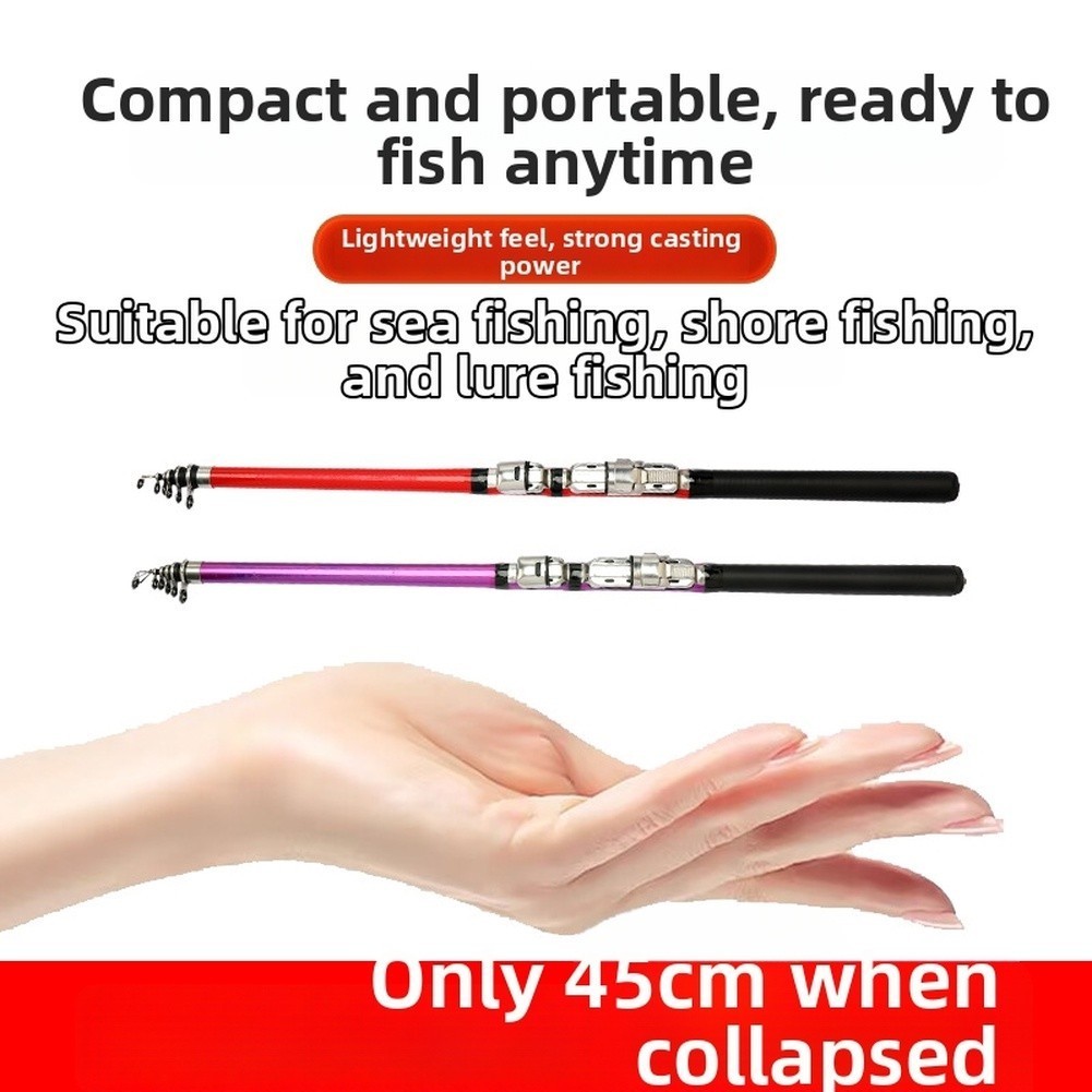 Light Casting Rod Glass Fiber for Saltwater For Shore Rock Surf Fishing