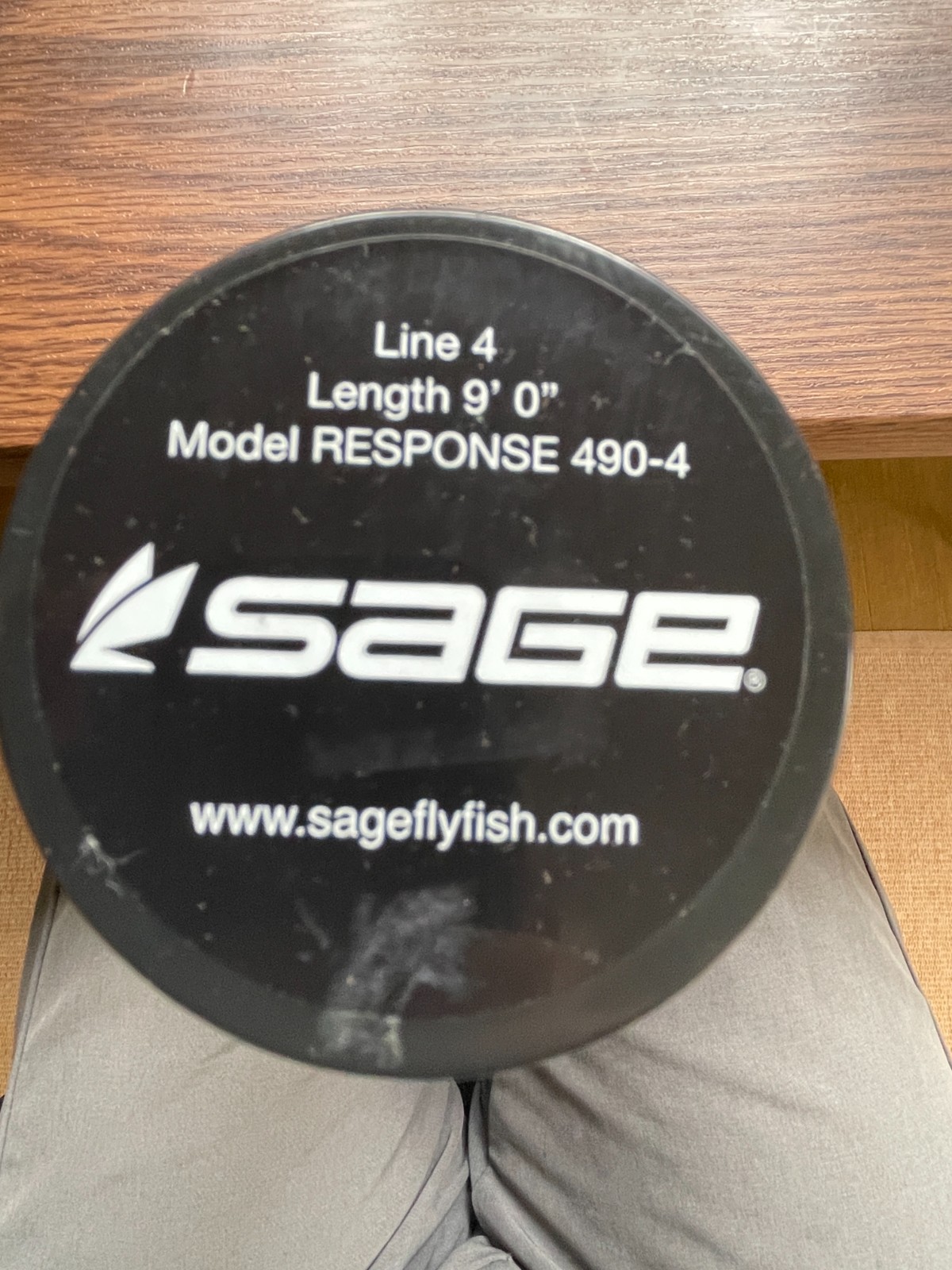 Sage Response 490-4 4 Line 9’0″ 3-1/8oz Tube Used Fly Fishing Rod Carbon Japan