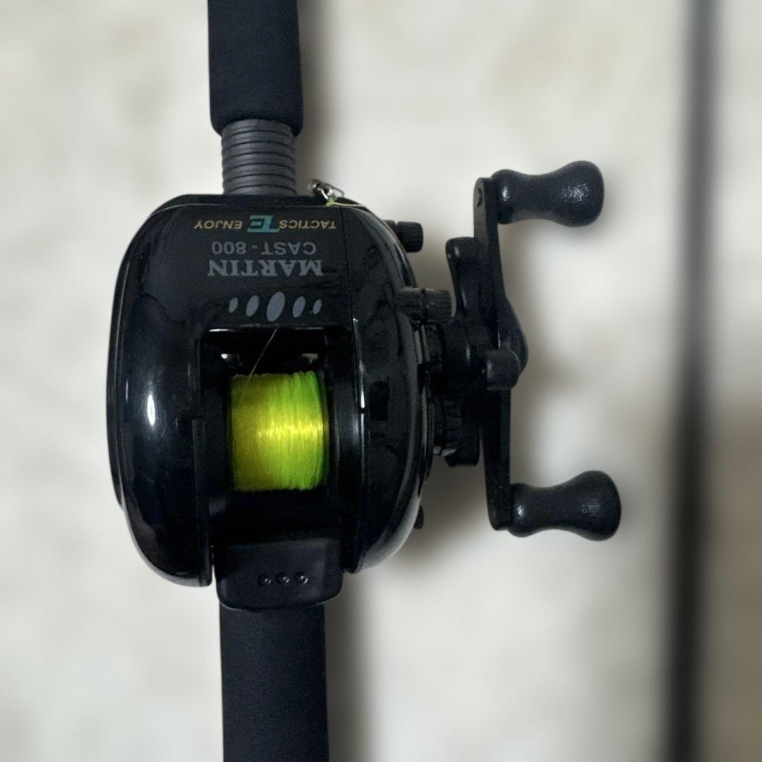 Martin CAST-180 & 800 High-Carbon Casting Set Medium Light Rod & Reel Used