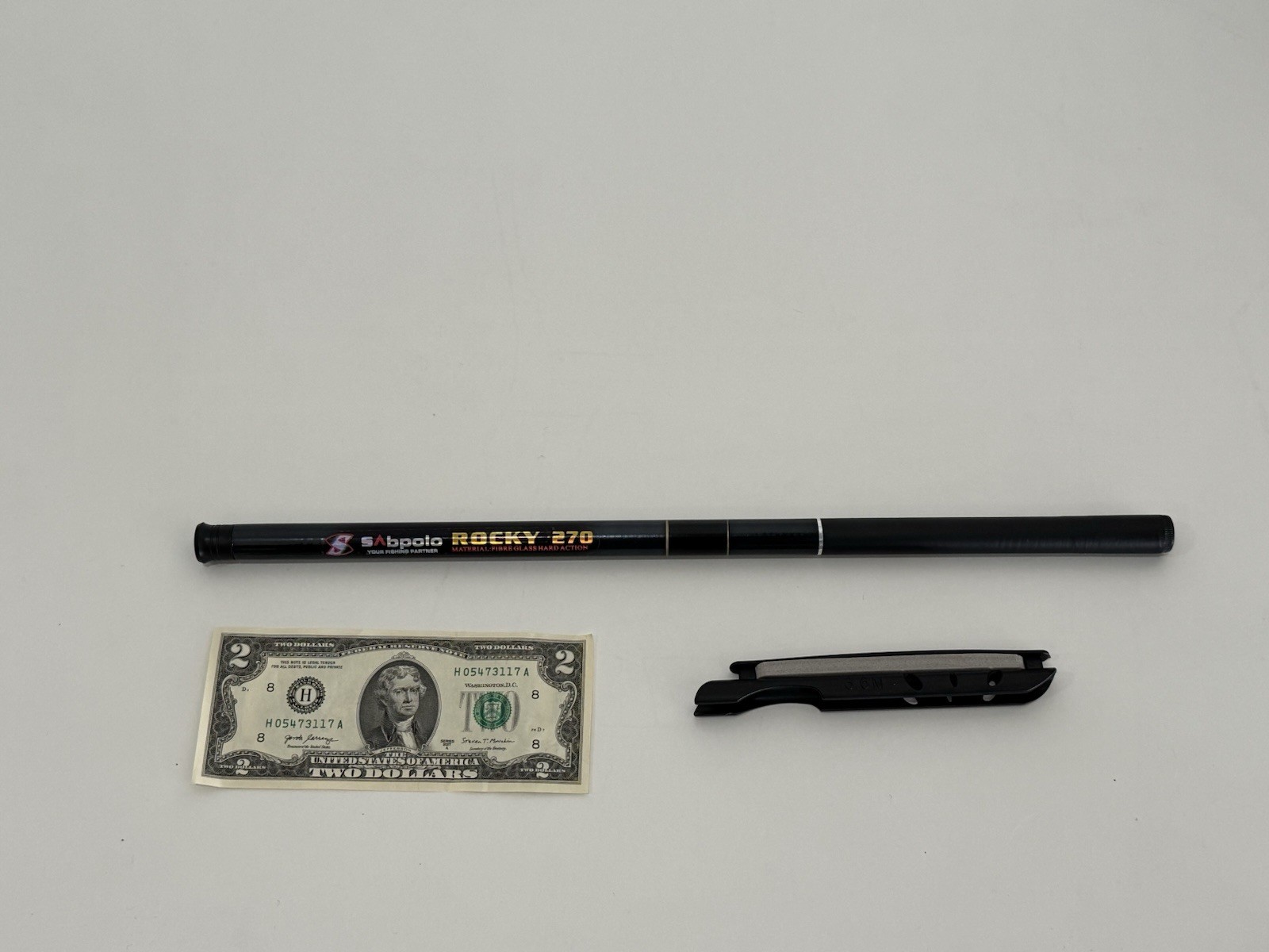 Tenkara fly rod fishing pole with line holder – 8.5ft