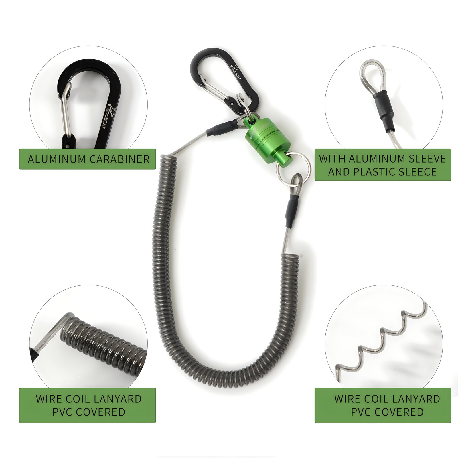 GOODCAT Strongest Magnetic Net Release Magnetic Keychain Fly Fishing Net