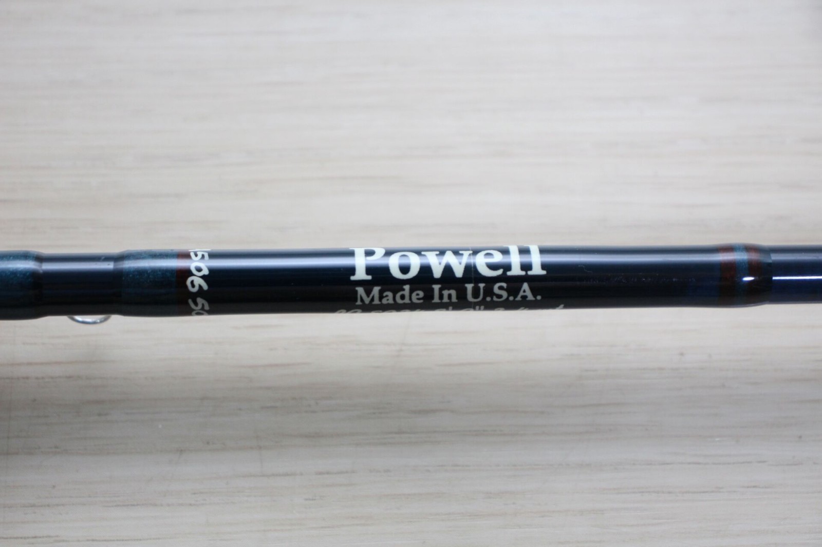 Vintage Powell LG8034 Fly Rod 8′ 3-4wt 2pc USA Light Line w/ Tube Sock M144