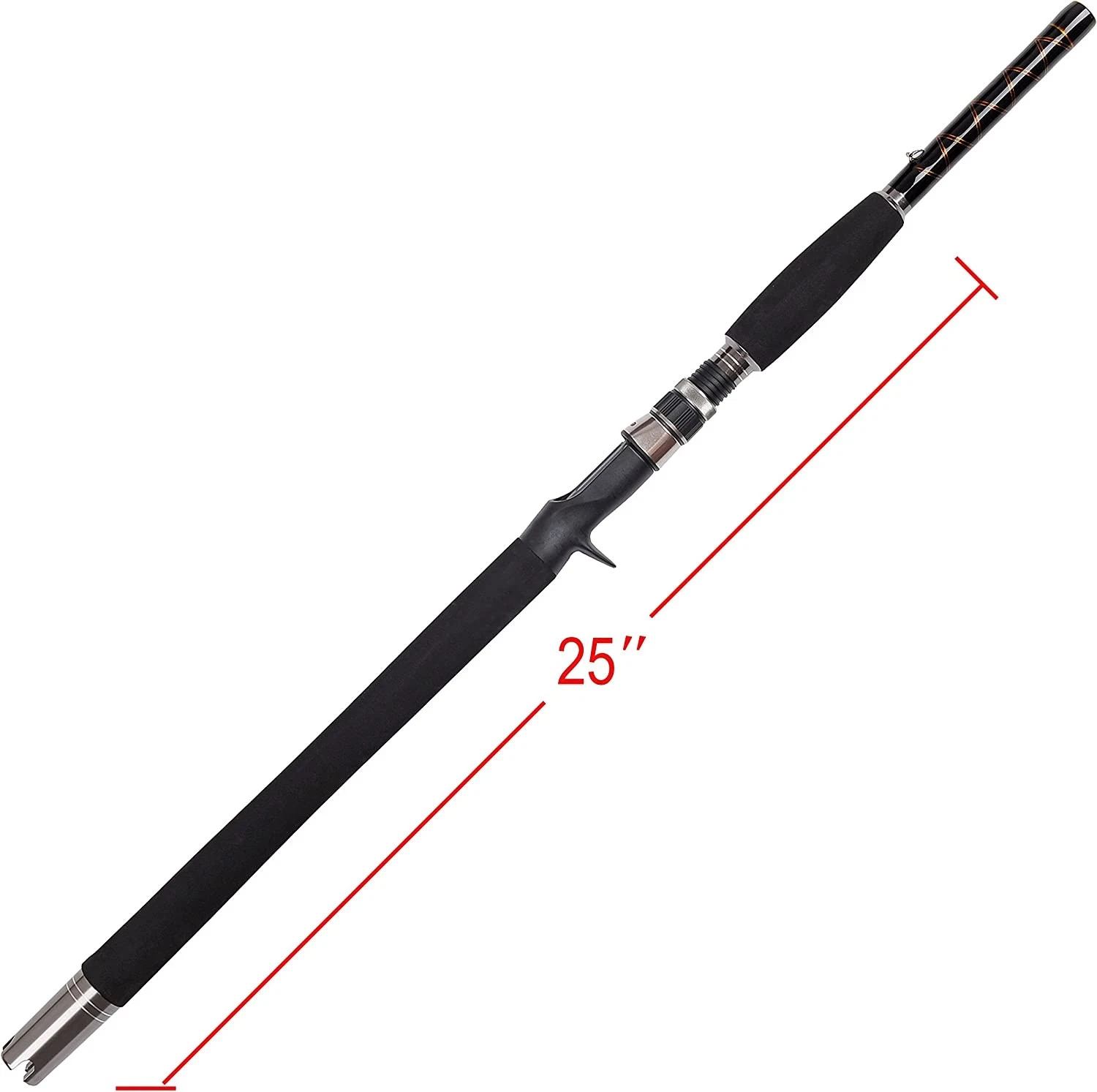 Travel Casting Rod Saltwater Offshore Jigging Trolling Heavy Fishing Pole 6/7/8″
