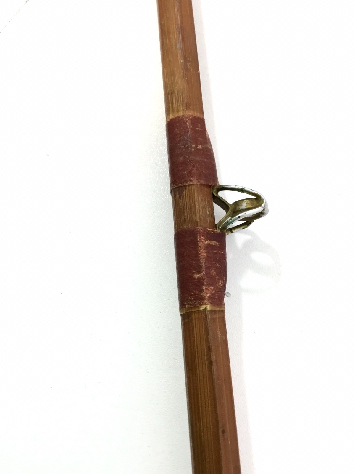 Vintage Montague Bamboo Hexagon 6 ft Boat Rod 1 Piece Heavy Collectible Decor