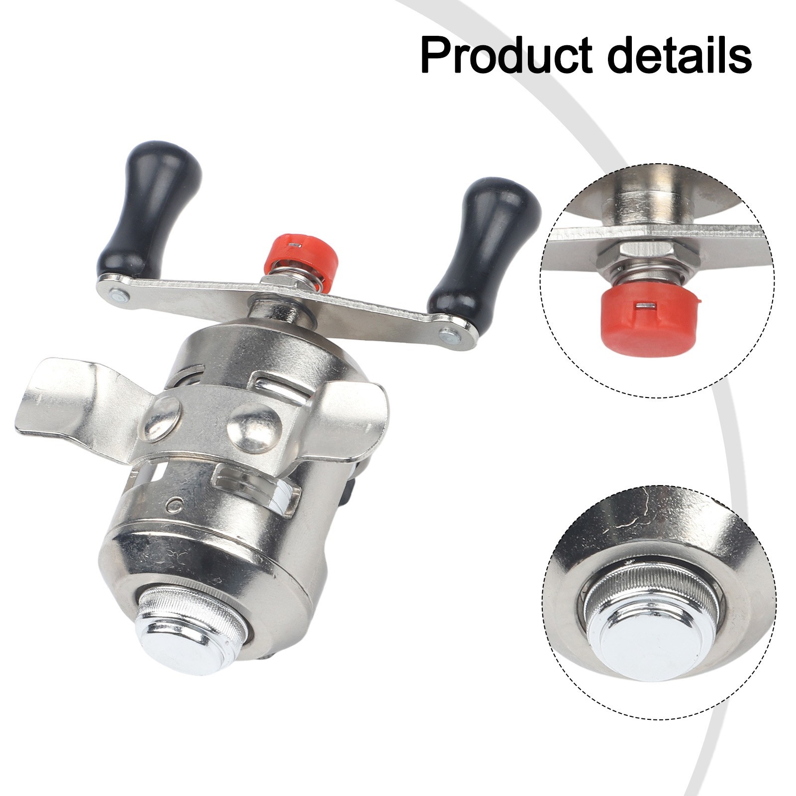 Compact Metal Lure Fishing Reel with Ergonomic Handle for Rock and Boat Fishing