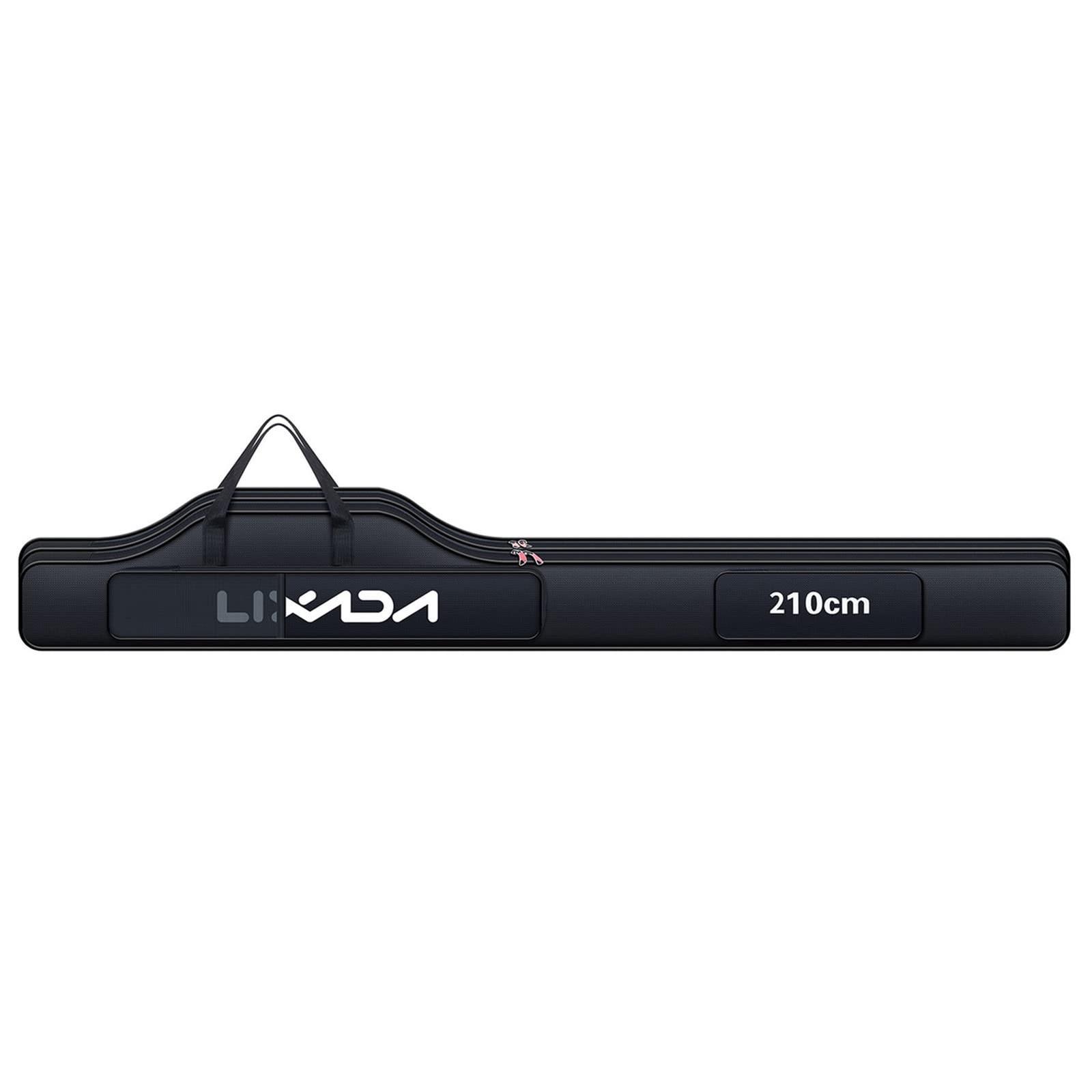 Lixada Fishing Rod Case Portable Folding Pole Reel Storage Bag Fishing Gear Orga