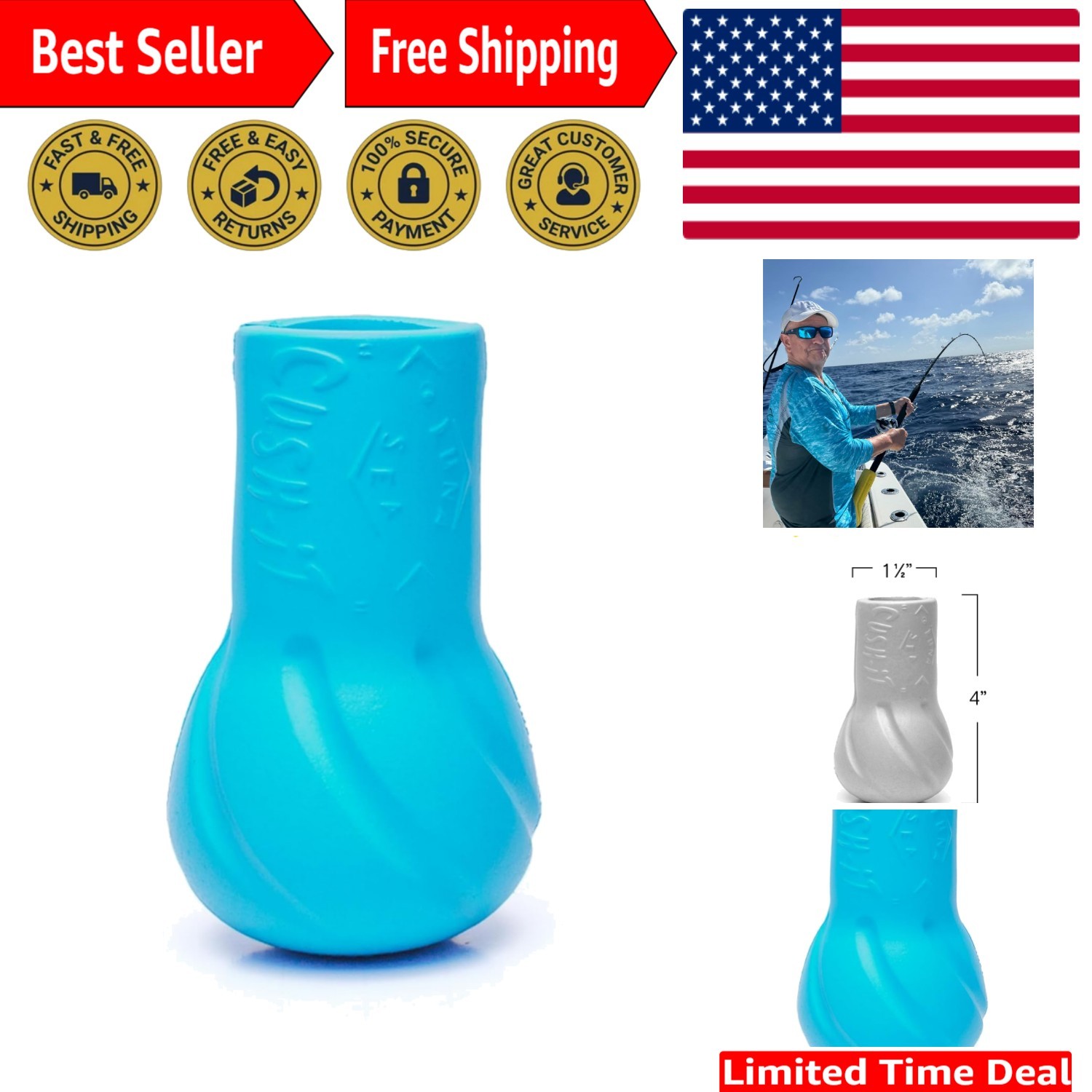 High-Density Foam Fishing Rod Floating Cushion for Better Sensitivity Control