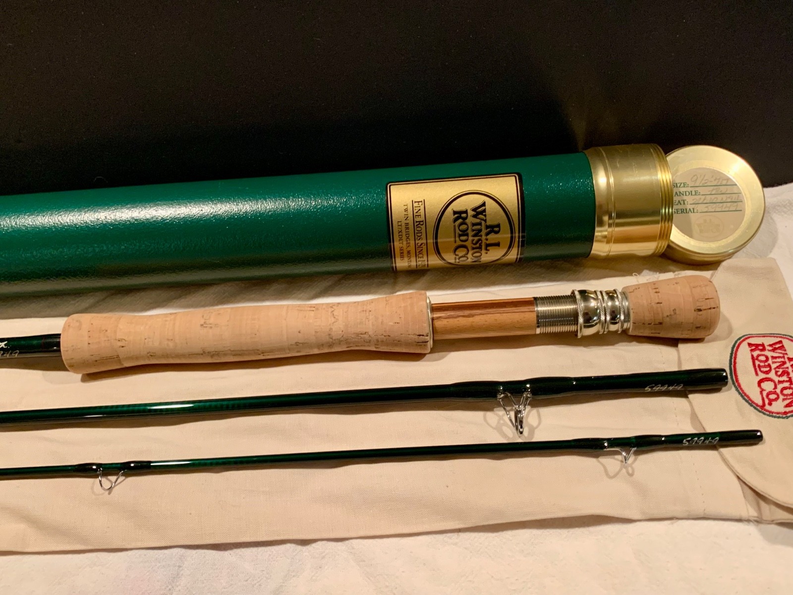 Winston 3pc LT 9’6″ 7wt – Great Condition