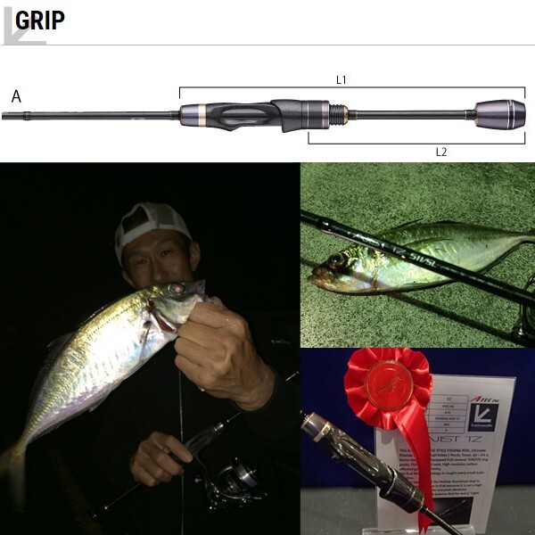 tailwalk AJIST TZ 55/SL AJING Light Game Solid tip model Spinning TORZITE guide