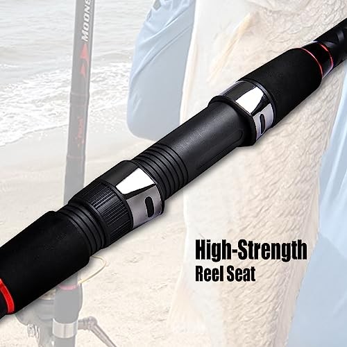 Surf Spinning Fishing Rod – 2-Piece/4-Piece Graphite Travel Fishing Rod