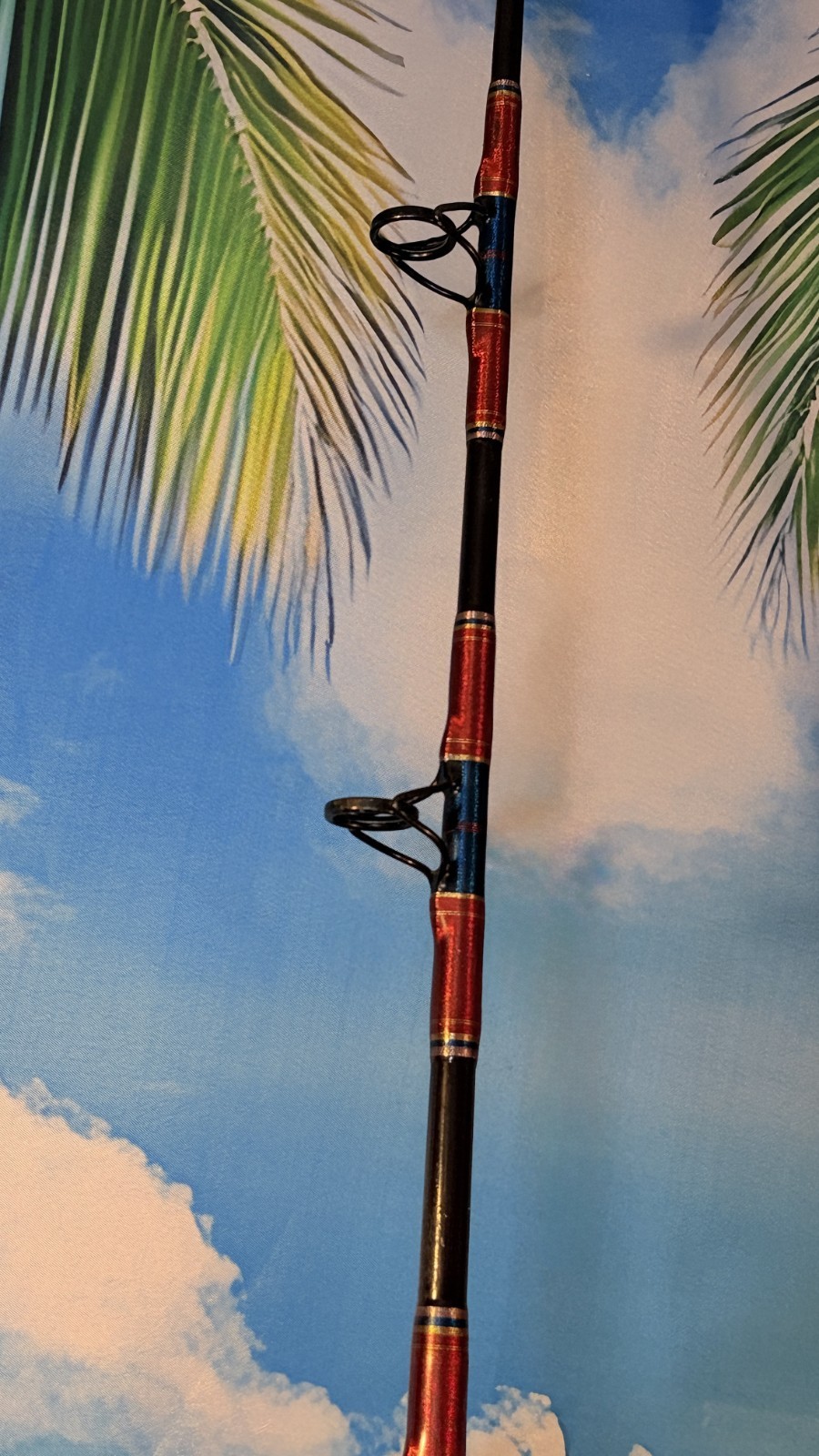 Calstar BT6465H Custom Conventional Tuna Rod The Longfin Offshore Saltwater RED