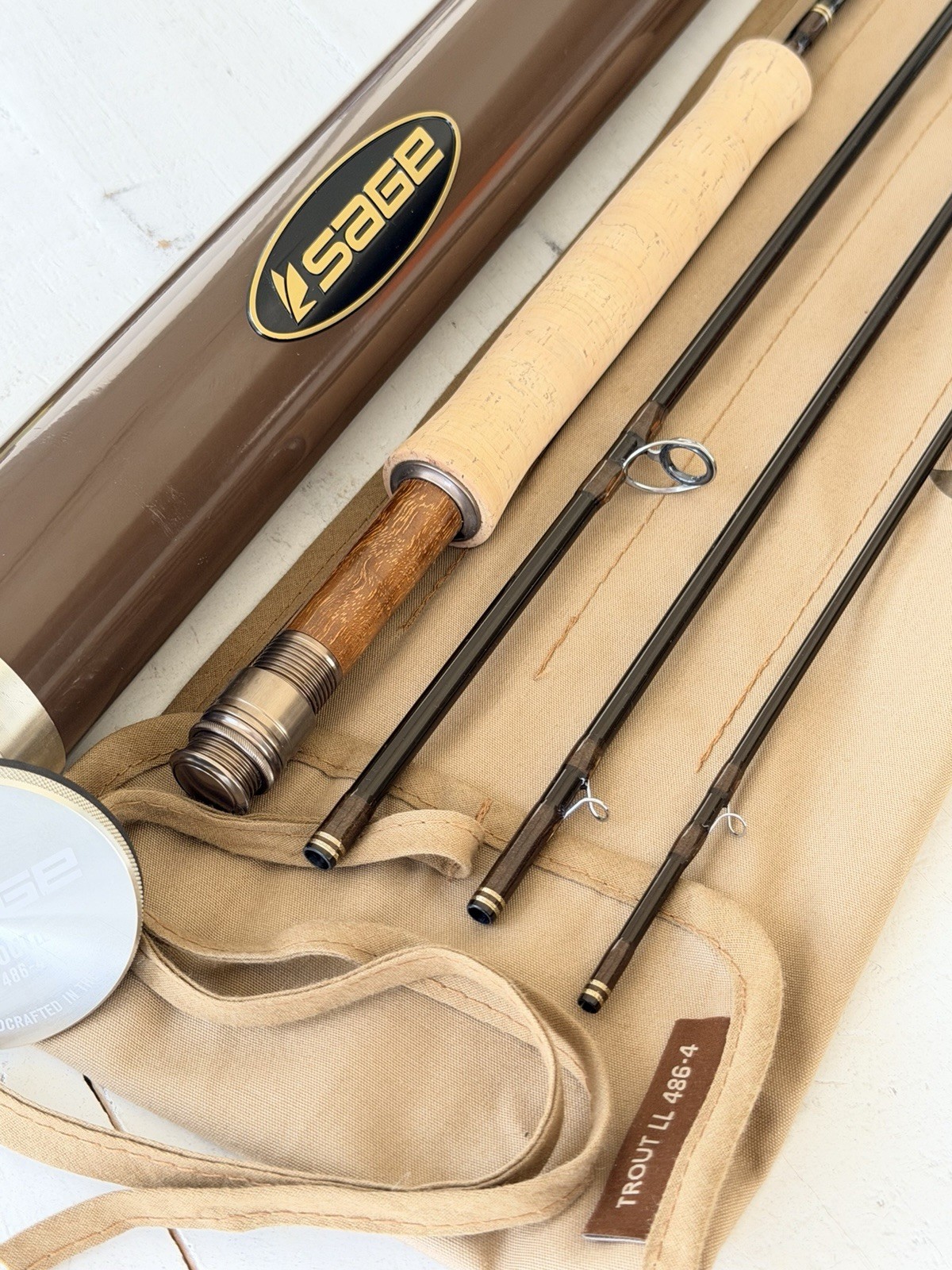**BEAUTIFUL** 🔥~VINTAGE~ SAGE TROUT LL 4wt. 8’6”in FLY ROD!! ~LEGENDARY~🔥