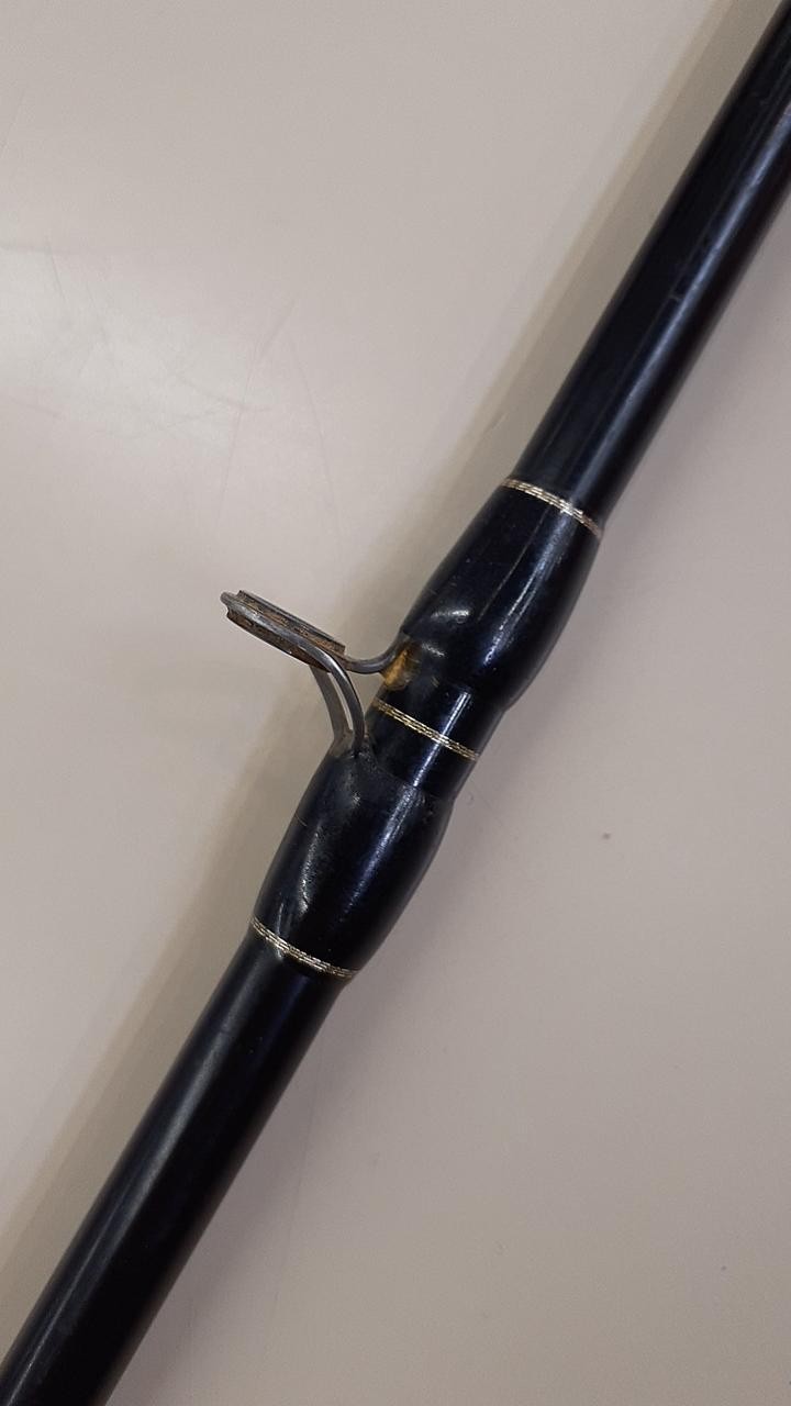 Valleyhill Snakehead Bass Rod 2-Piece, 10-11in, Cracked Guides, Used