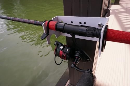 Maxxtuff Heavy-Duty Dock Column Fishing Rod Holder One Pair Model Mtm104