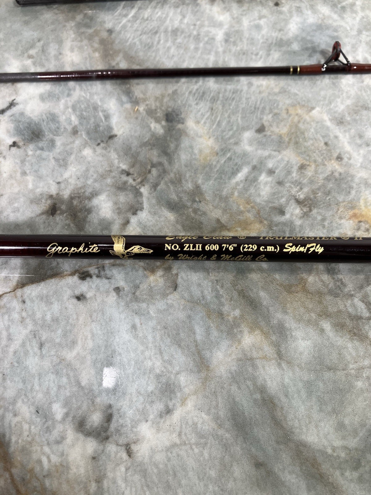 NEW EAGLE CLAW SPIN ROD TRAILMASTER ZL II 600 7’6″ 4-PIECE GRAPHITE TRAVEL PACK