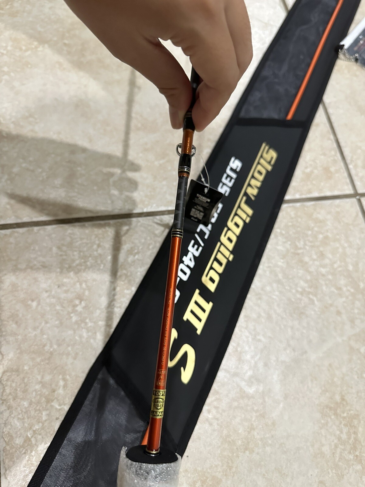 TOKAYO HEARTY RISE SLOW JIGGING ROD III S. POWER 1. 340Gr. Conventional Rod.RARE