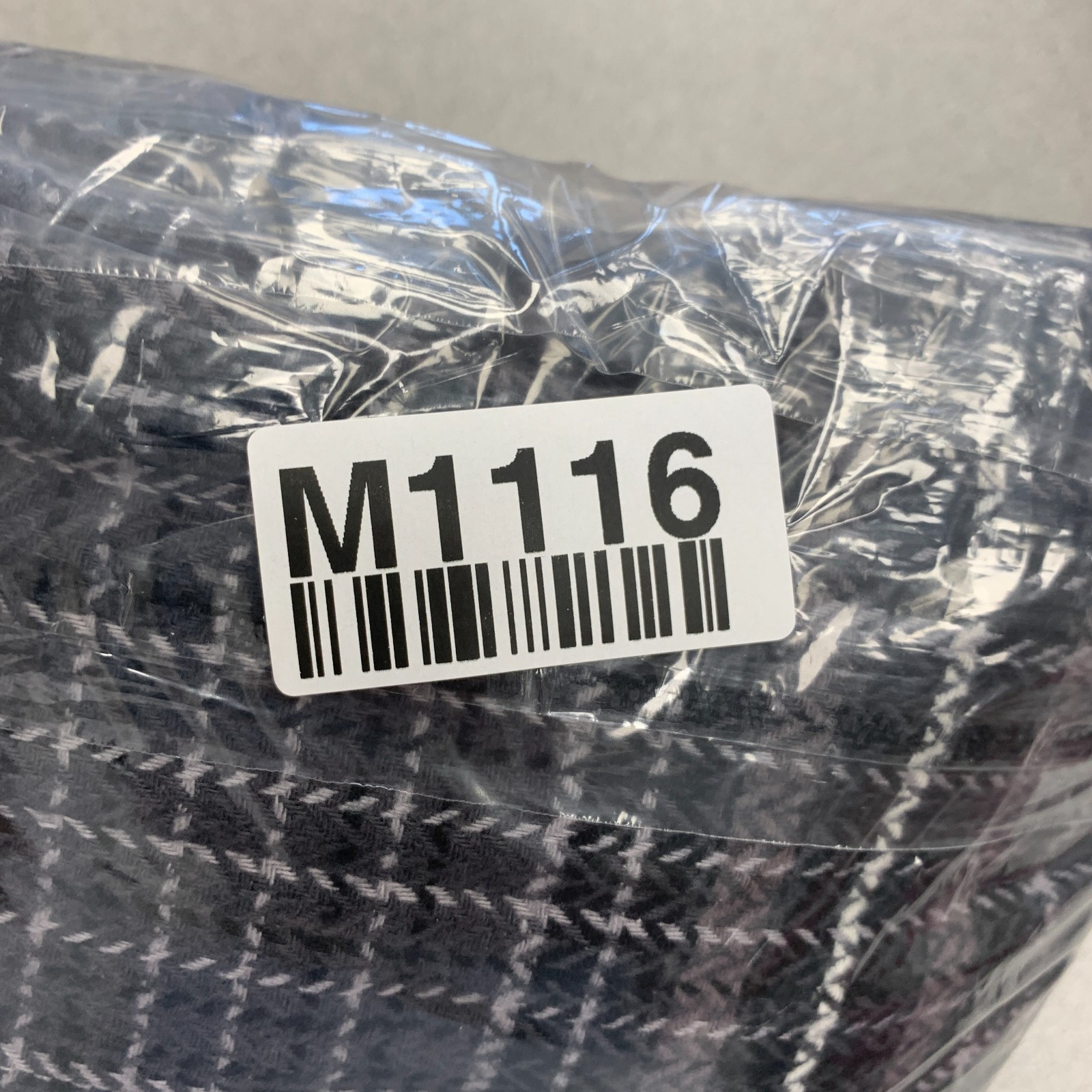 Orvis Men’s S Classic Plaid Flannel Button-Up Shirt Jacket Black & Gray M1116