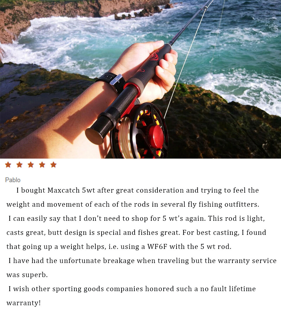 Advance 5/6/8wt 9FT Super Light Fly Fishing Rod Flexible Resins Handle