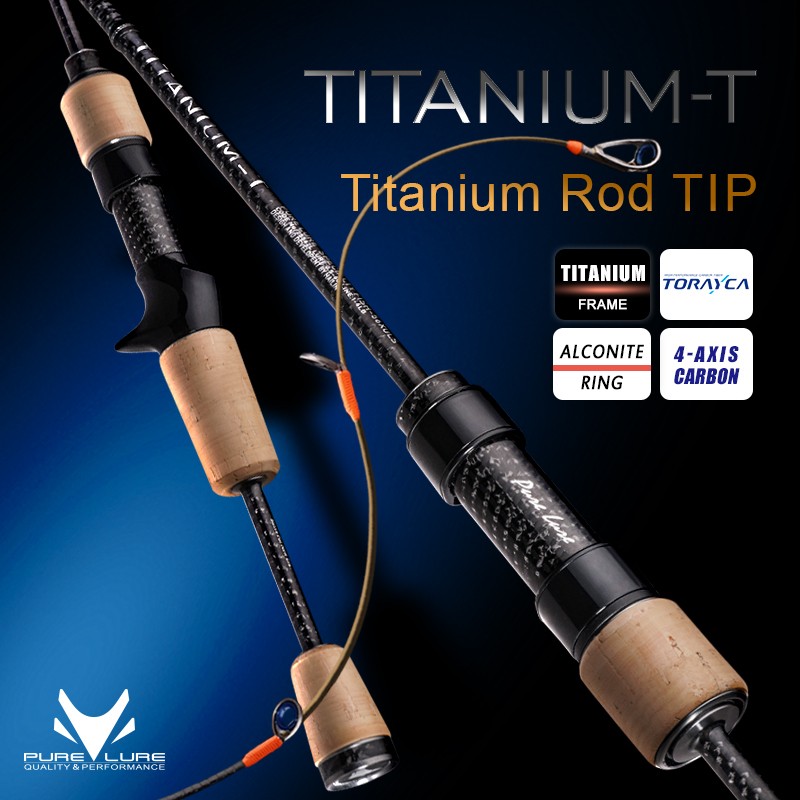 PURELURE TITANIUM-T Titanium Tip BFS Fishing Rod Small Bait Ultra Lightweight