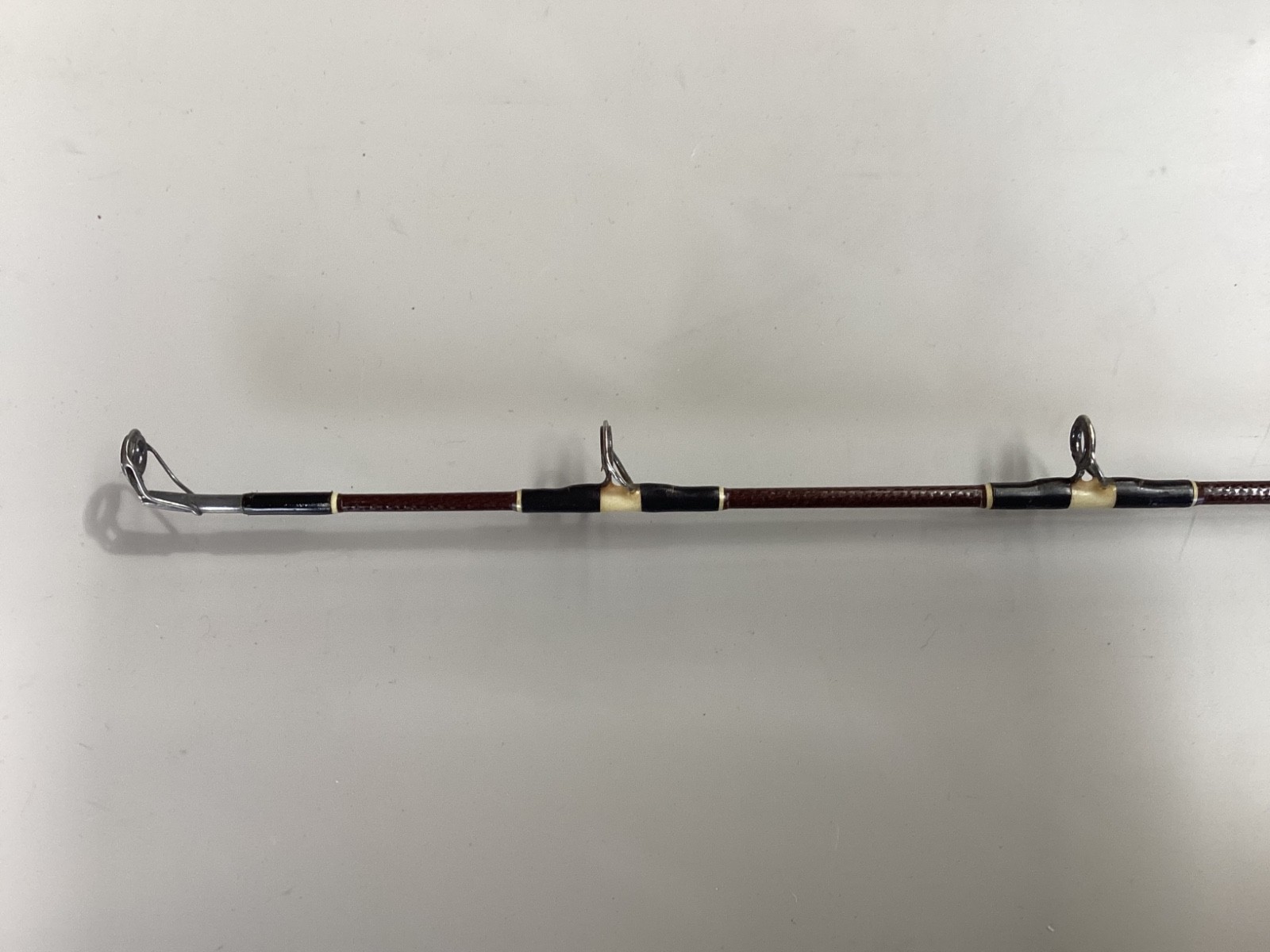 Rail fishing rod, jig stick 6 ft. fiberglass, one piece