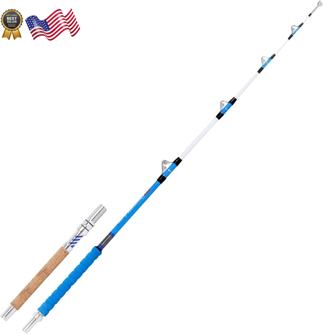 Fiblink Saltwater Fishing Rod Heavy Duty Trolling Rod Conventional Boat Stand