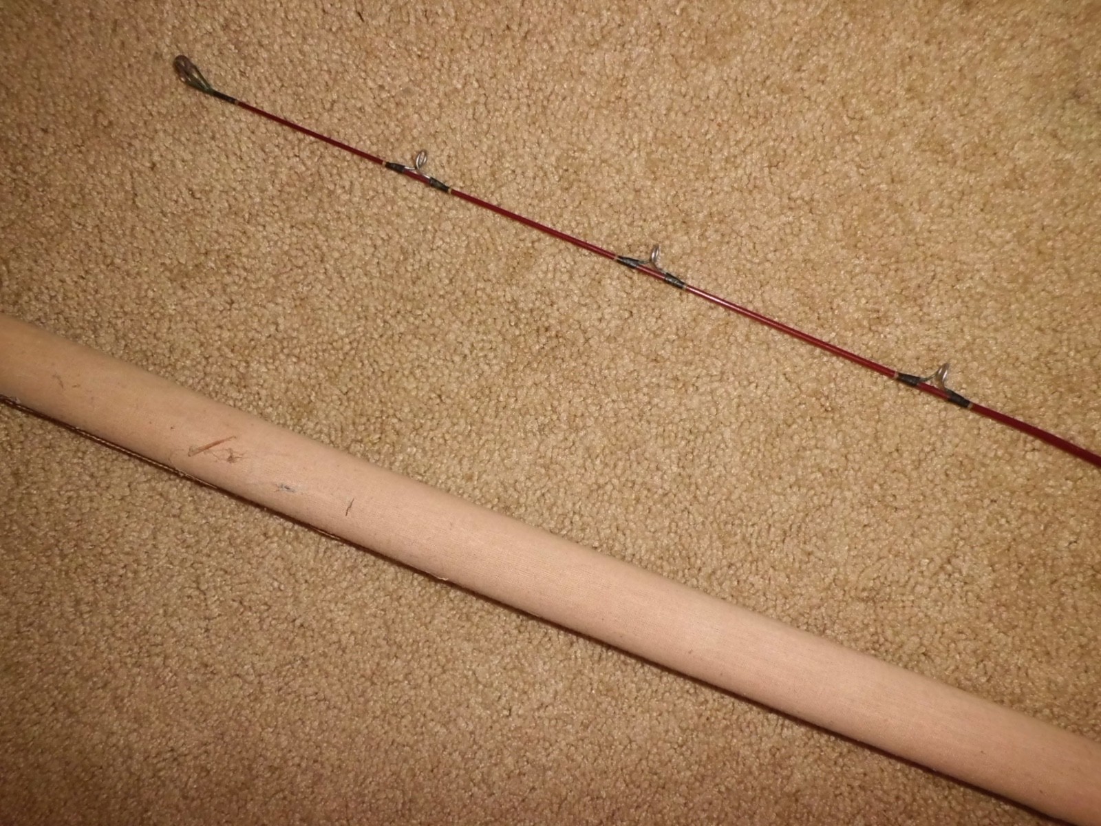 Vintage Silaflex PT110 Baitcasting 6′ Rod made in USA- 12lb test