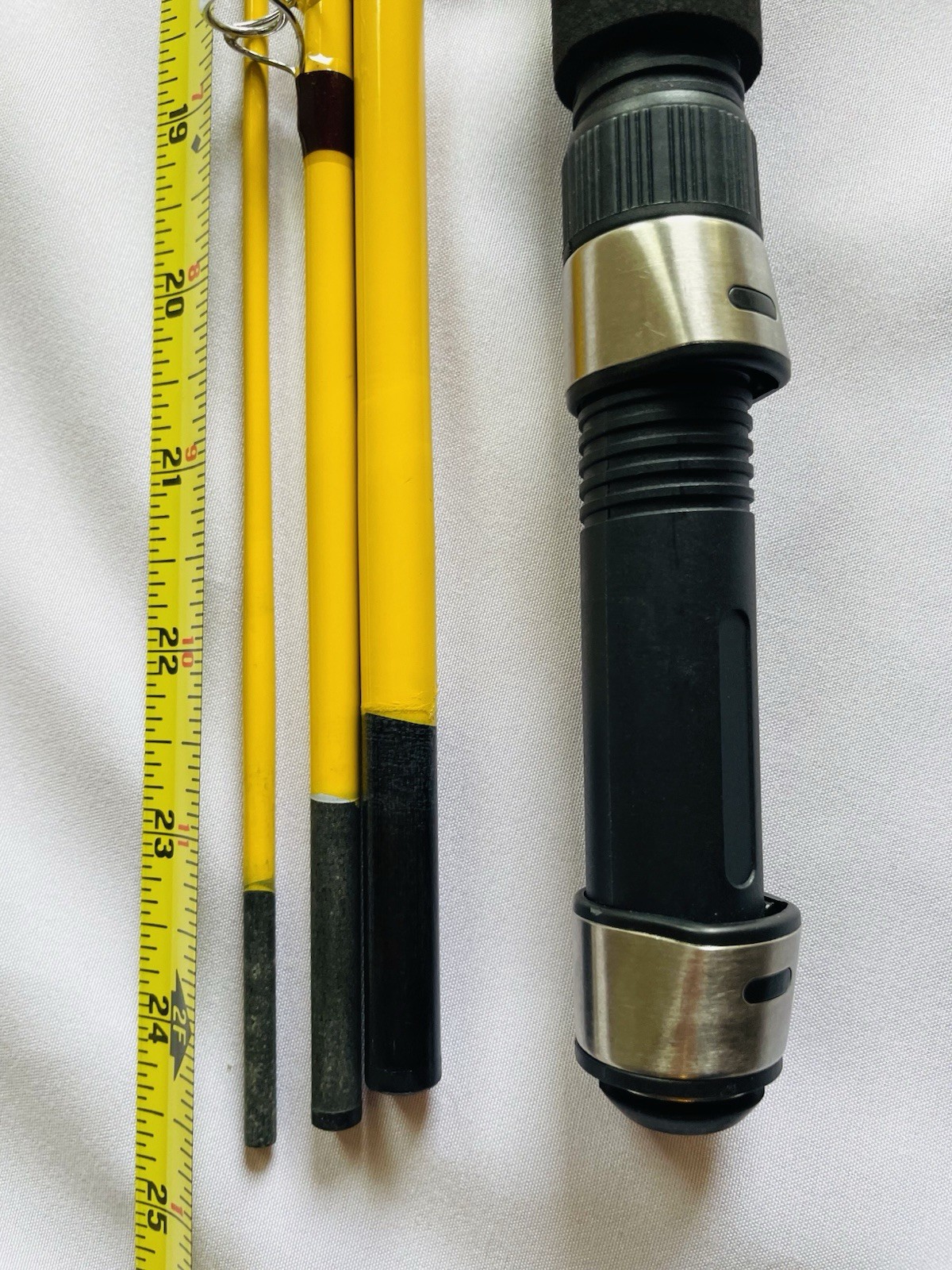 Eagle Claw Pack-It PK601 7’6 Spin Fly Travel Rod 4pc Yellow