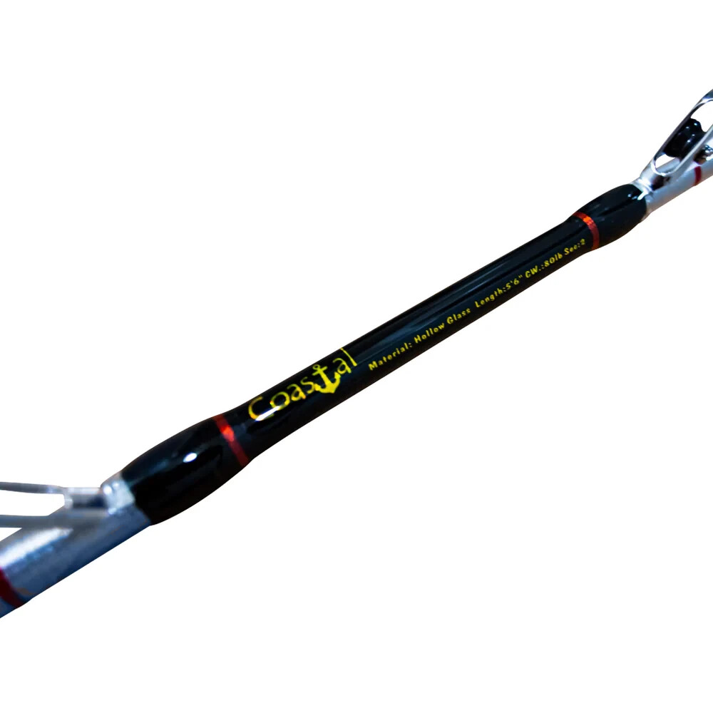 80lb Bent Butt Roller Rod (with Pac Bay Rollers) / COASTAL FISHING