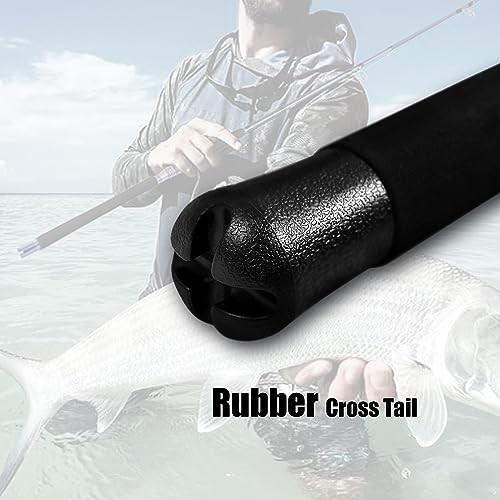 2-Piece Saltwater Spinning Fishing Rod Offshore Graphite Portable Fishing Rod