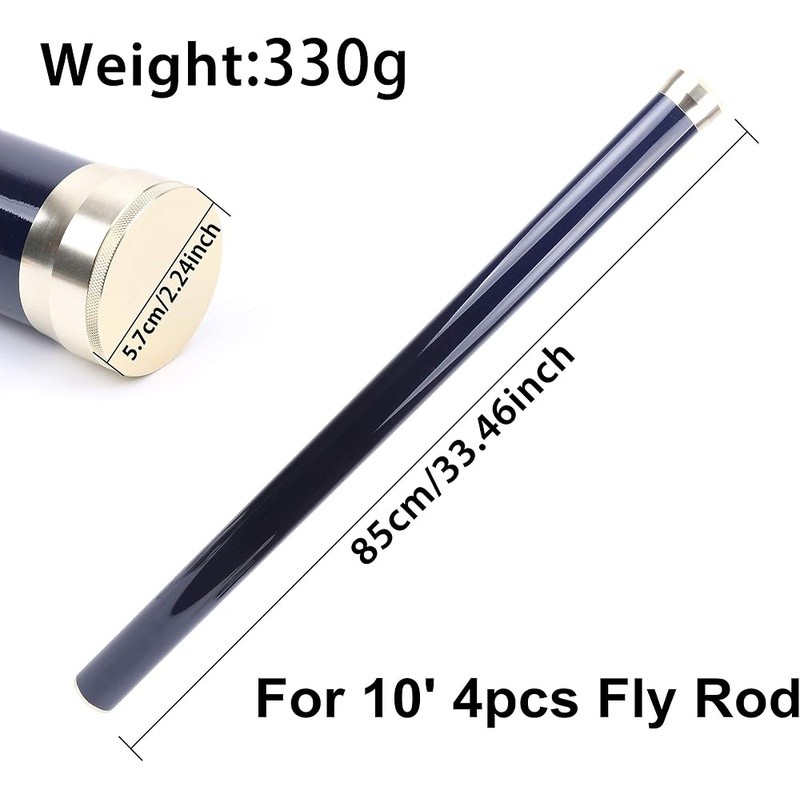 Carbon Fiber Fly Rod Tube Lightweight Durable Protect Transport Fishing Gear New