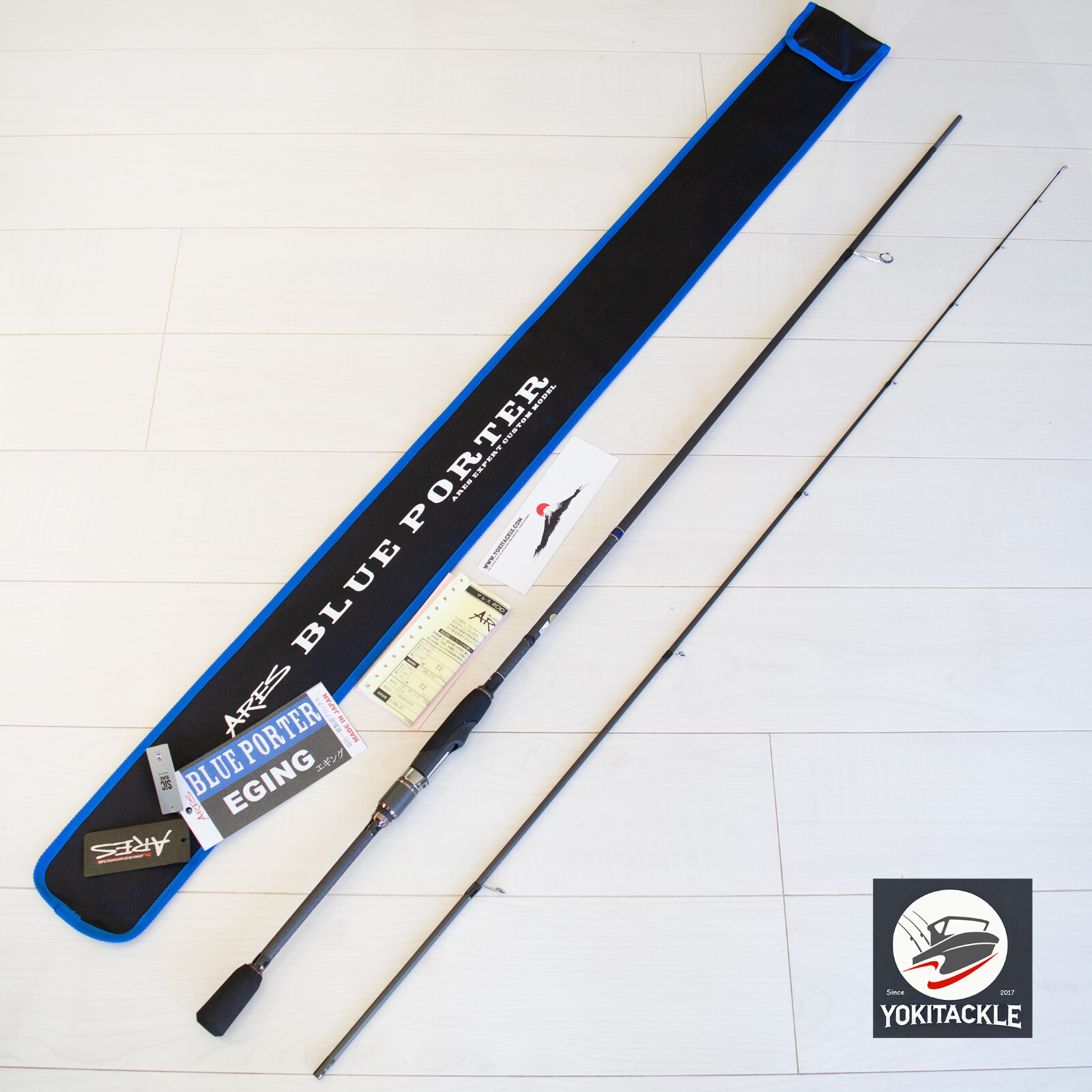 UZAKI NISSIN Ares Blue Porter EG 8.6-L Eging Spinning Rod