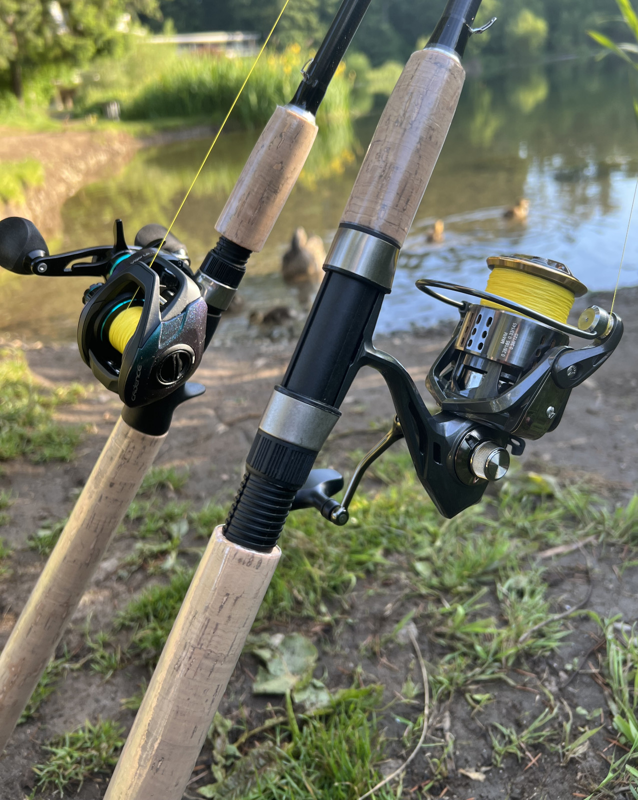 Fishing Pole Spinning Casting Rod Carbon Fiber Portable Medium Fast Lightweight