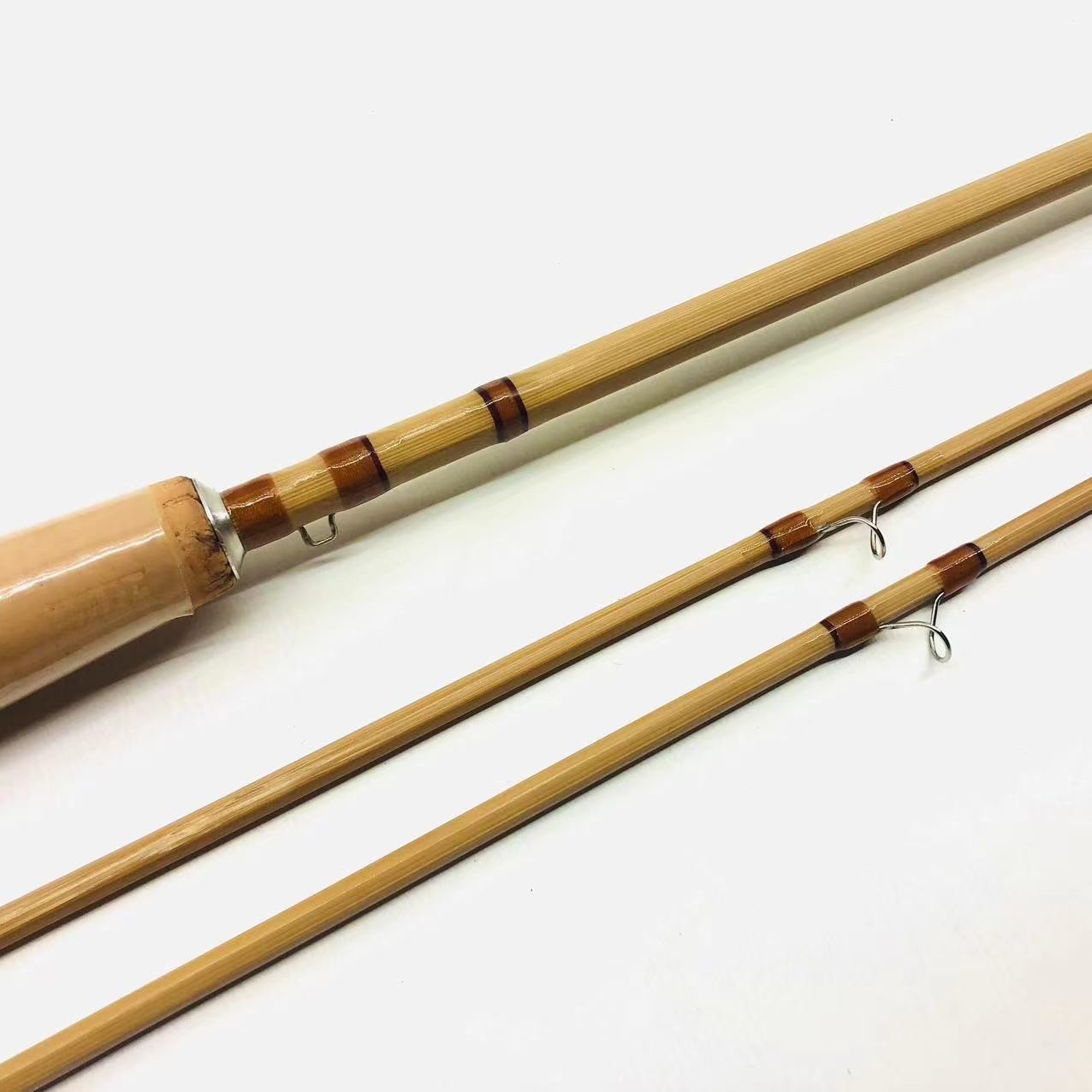 Handmade Bamboo Fly Rod 6′ 0″~2 wt/2 Piece~2 tip/Vintage Cane Fly Fishing Rod