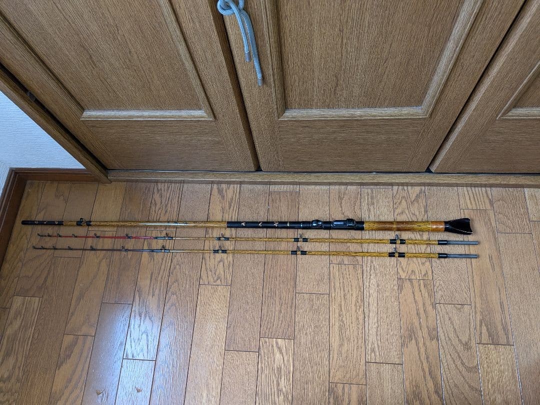 Super Force Filefish Hayanagi 210 Fishing Rod, Bamboo Design, 20/30lb, Used