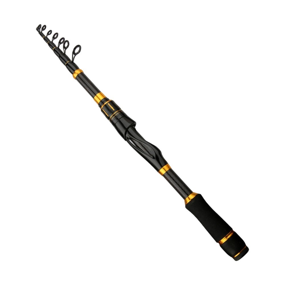 Telescopic Carbon Fishing Rod Lightweight 1 8 2 1 2 4m Rod Strong Lift