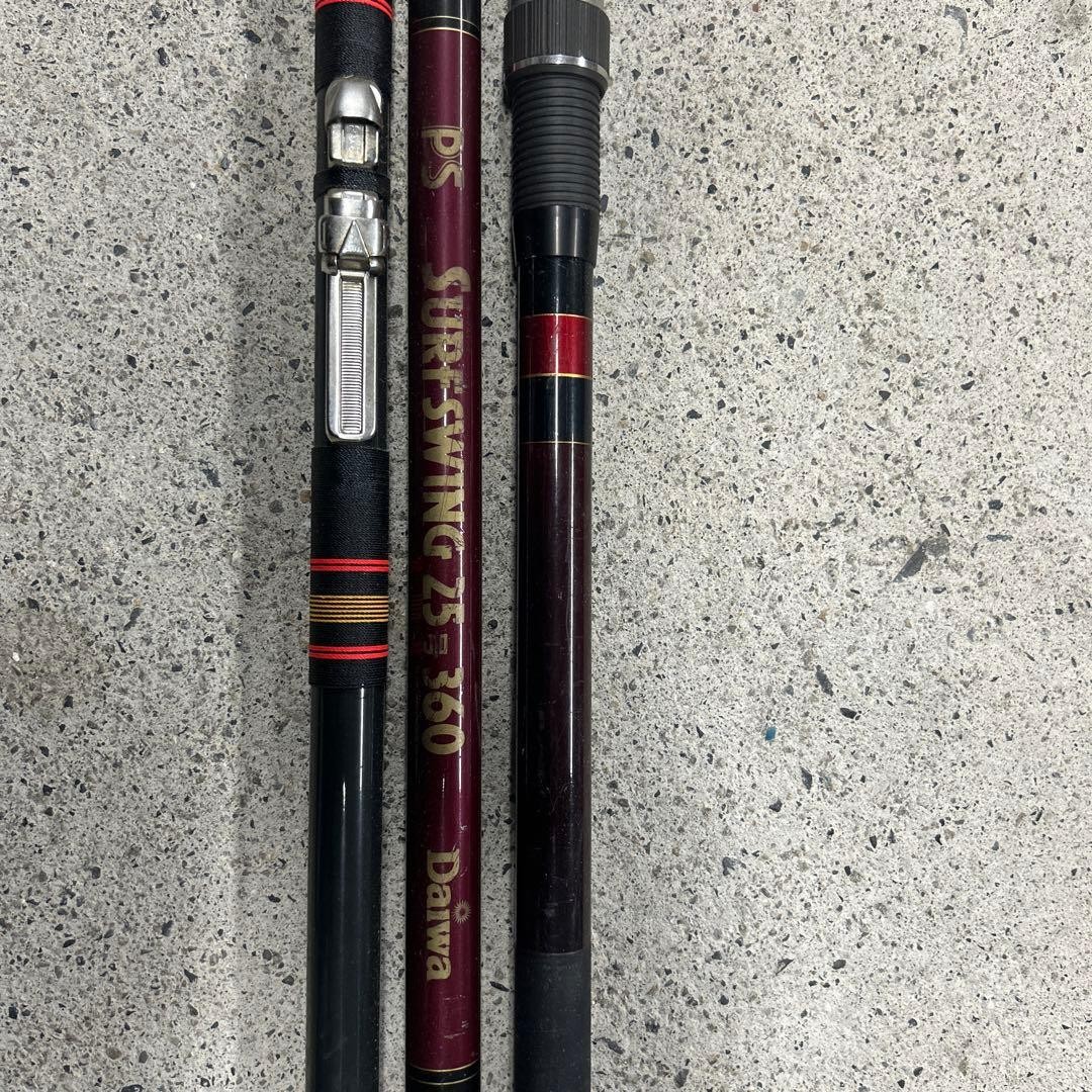 Rock fishing pole 3-piece set Used Durable Catfish Surf Fishing Rod