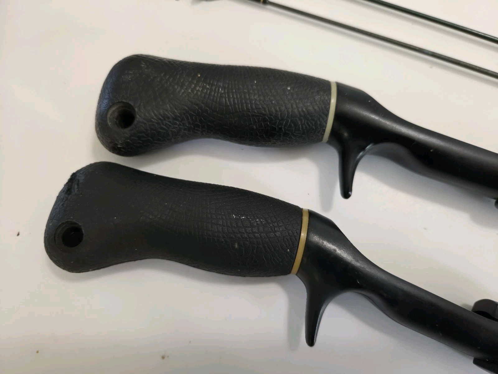Lot of 2 Zebco Adventure Pistol Grip Spincast Rods G2 Green 2pc 5.5′