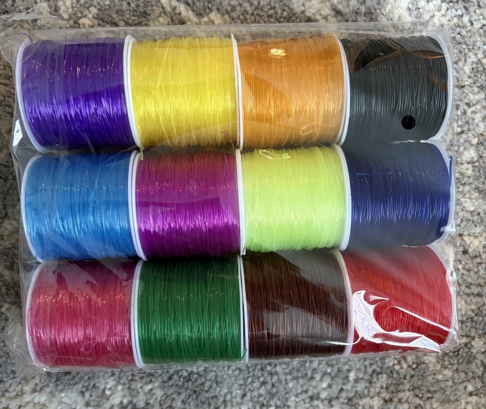 Lot of 12ea Nylon Rod Wrapping Threads