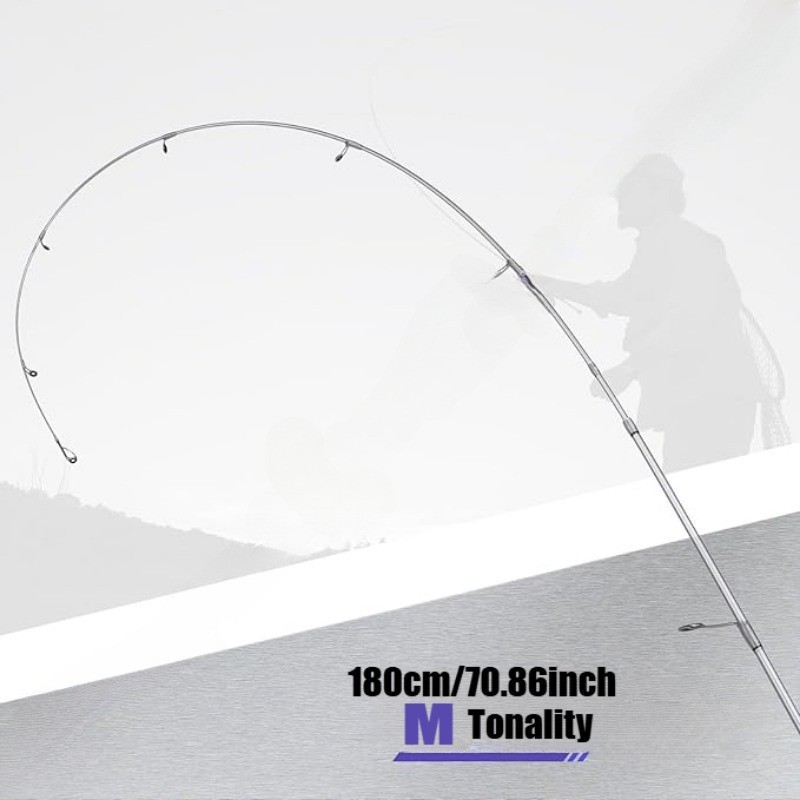 Carbon Fiber Fishing Rod 180cm 70.8in Medium Moderate Fast Saltwater Freshwater