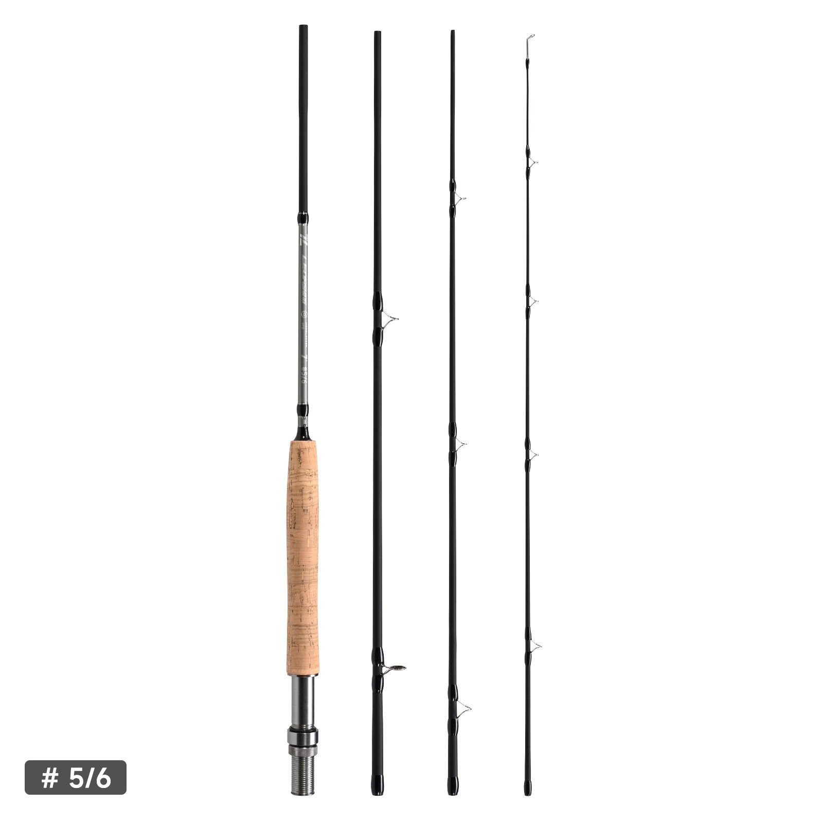 Small Streams Fly Fishing Rod Carbon Fiber 6.89ft 2.1m Panfish/Trout 4Section