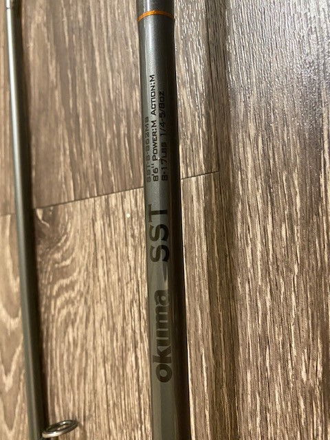 Brand New in package Fishing pole SST-S-862Ma SST Cork Grip a Rods, Gray, 8’6″ M