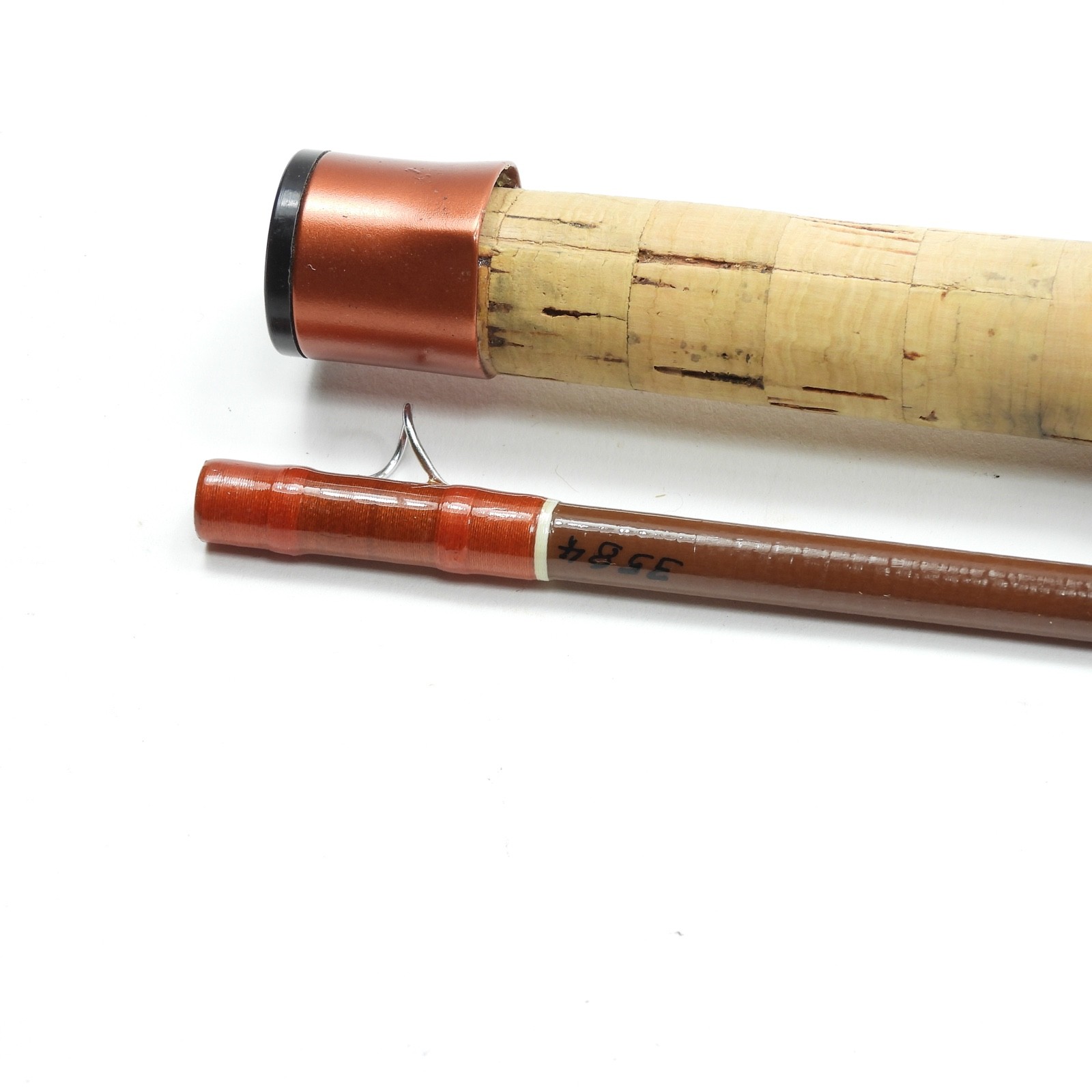 Scott Powr-Ply Fiberglass Fly Rod. Model F-84. 8’ 4″. 5wt. W/ Tube & Sock.