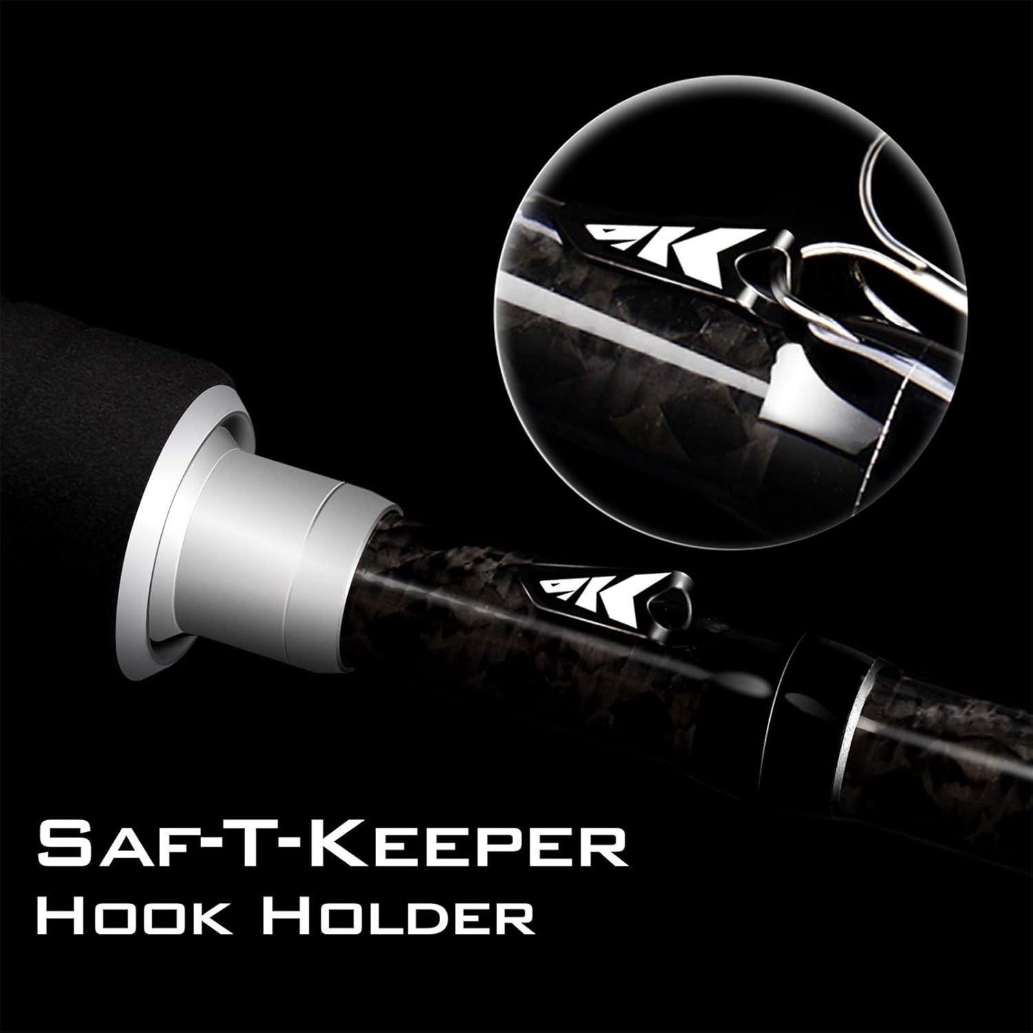 Lightweight Perigee II Spinning & Casting Rod – 24-Ton Carbon Fiber, Two-Piece